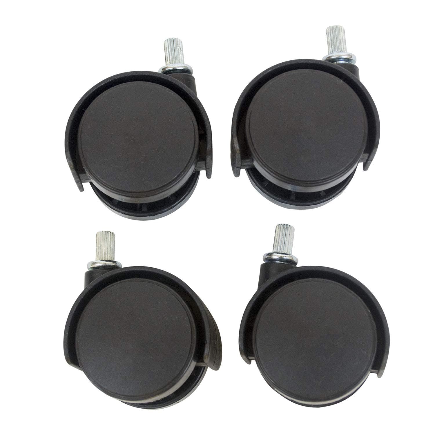 DoubleBlack Wheels Storage Towers with 4 and 3 Drawers Plastic Dresser Large Chest of Drawer Unit