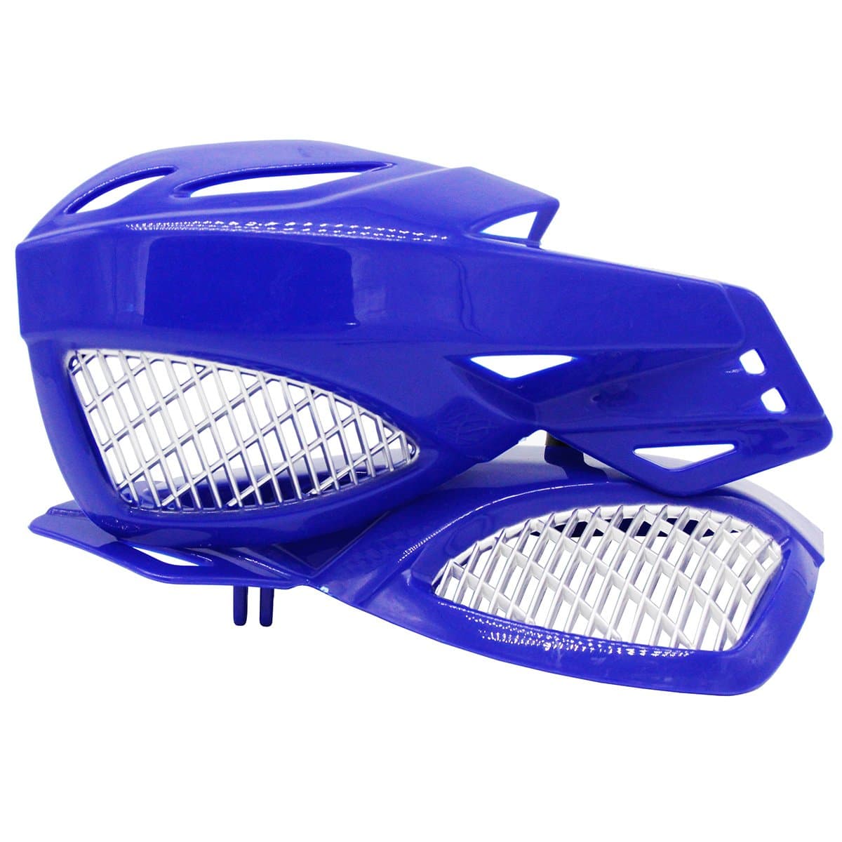 Lozom 7/8" Motorcycle Handguards Handlebar Hand Guards Brush Bar Protector For Motocross Supermoto Racing Dirt Bike ATV (Blue)