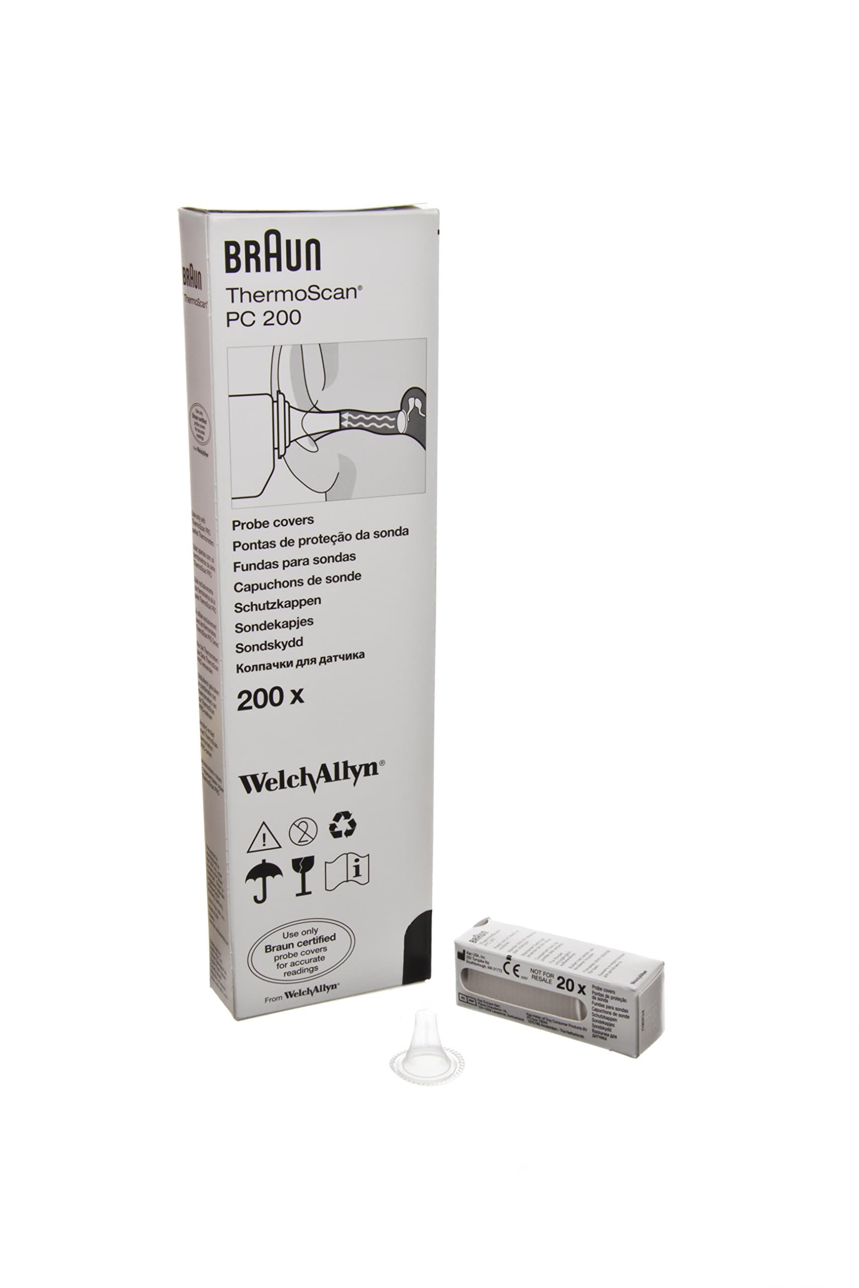 Braun Thermoscan Thermometer Probe Covers for PRO 4000 PRO 6000 x 200 (200)