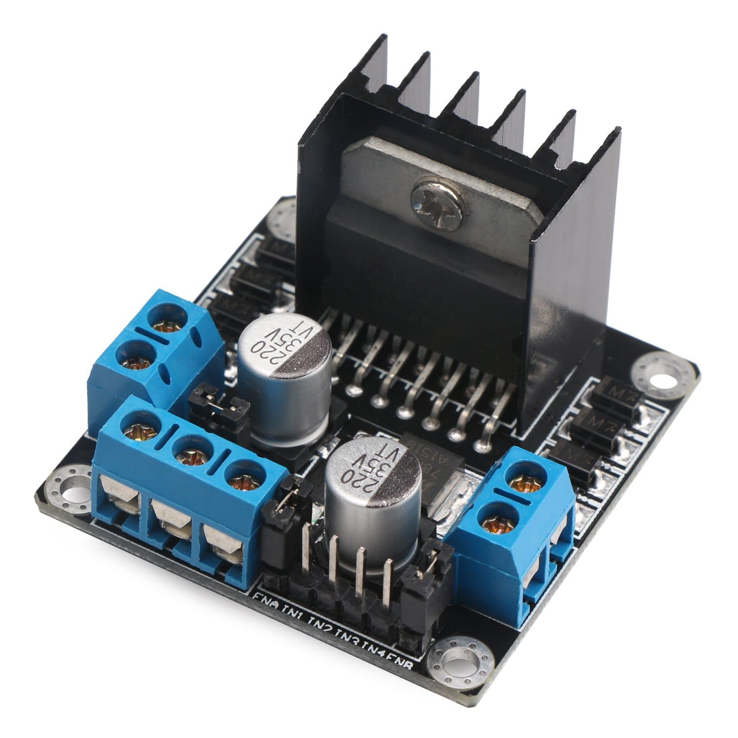 Drok 90433 L298N DC Driver Controller Stepper Motor Smart Car Board Module Arduino PIC, Dual H Bridge DC Motor Driver