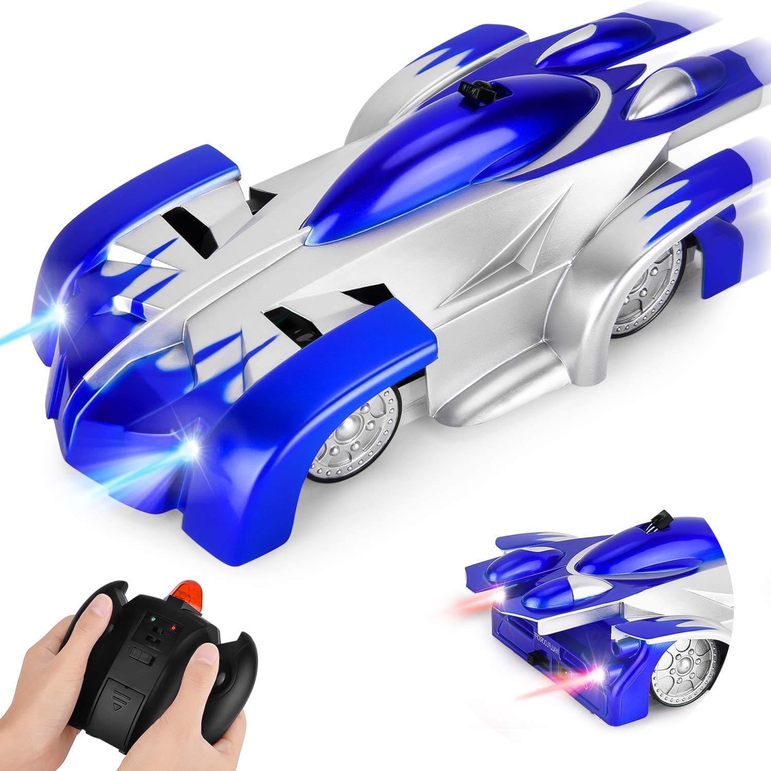 GotechoD Gravity Defying RC Car Radio Control Remote Control Car Wall Climbing Car High Speed RC Vehicle Remote Cars for 6 Years Old Kids Boys Birthday Gift