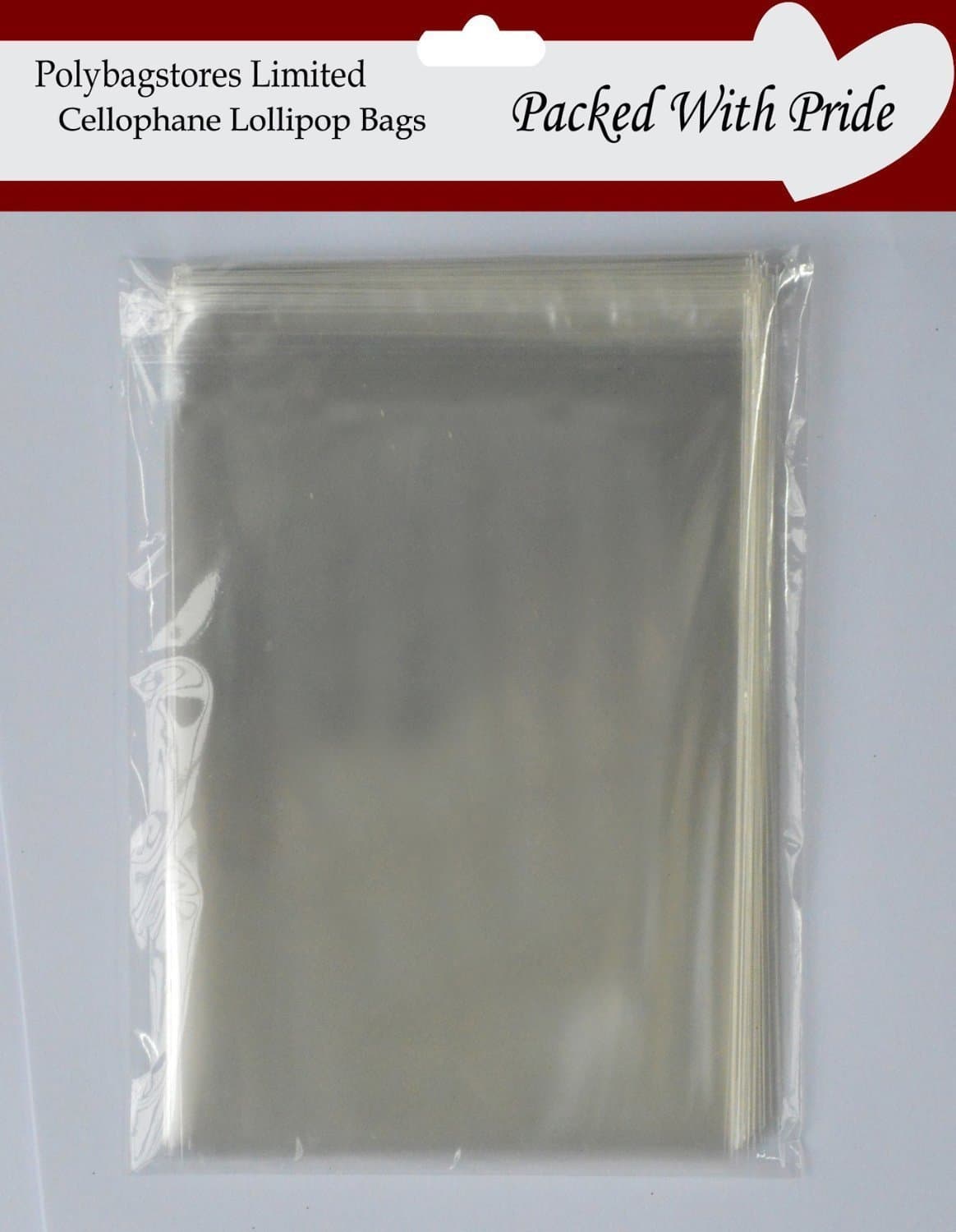 2 x 100x Clear Cellophane Bags - 4" x 6"