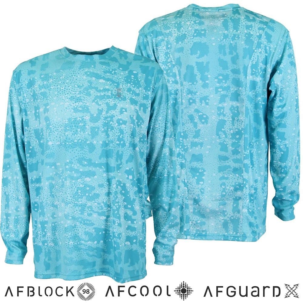 AFTCO Bushido Performance Long Sleeve Shirt - Mint - XL