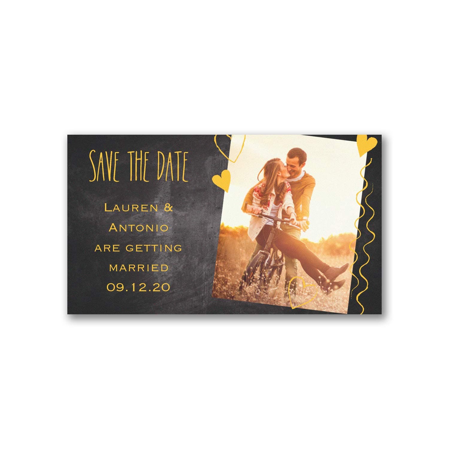 1225pk Heart Strings - Save the Date Magnet-Save the Date Magnets