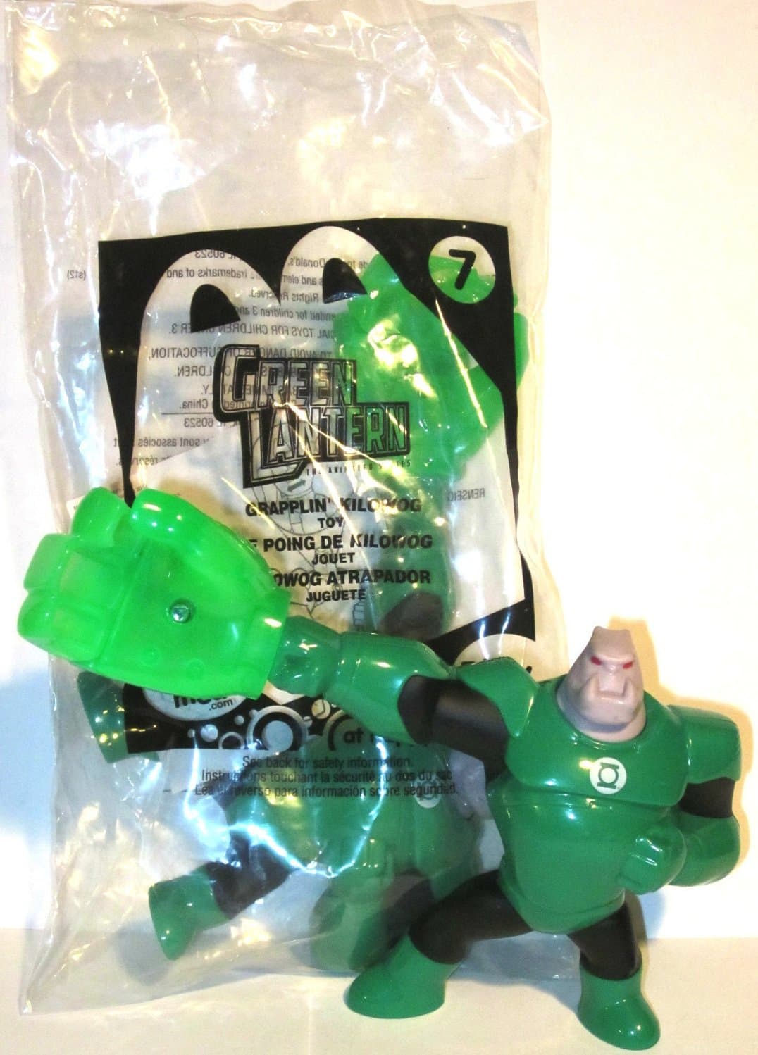2012 Mcdonald's Happy Meal . . . Green Lantern . . .Grapplin Kilowog # 7