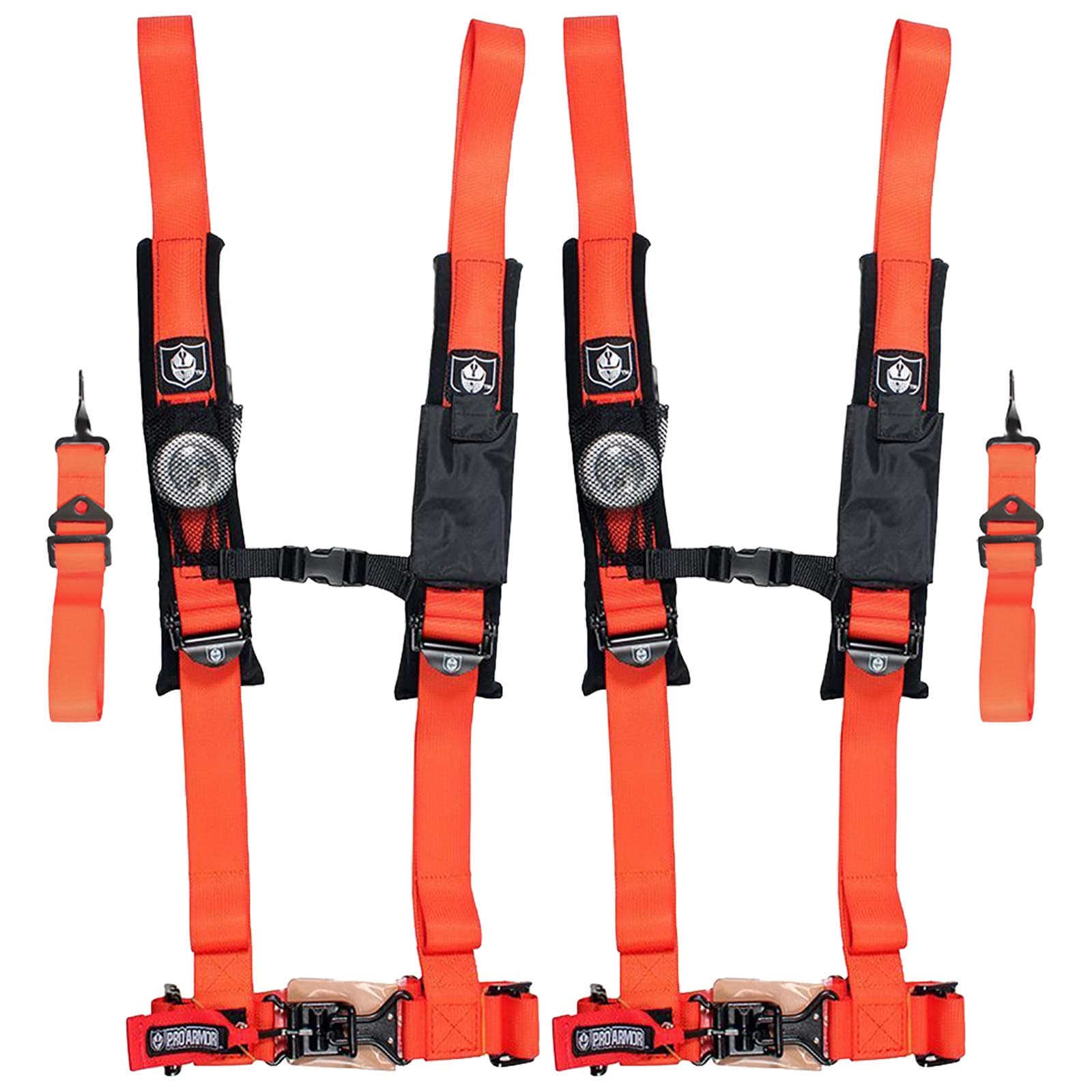 Pro ArmorA115220OR Orange 5-Point Harness 2" Straps, 2 Pack