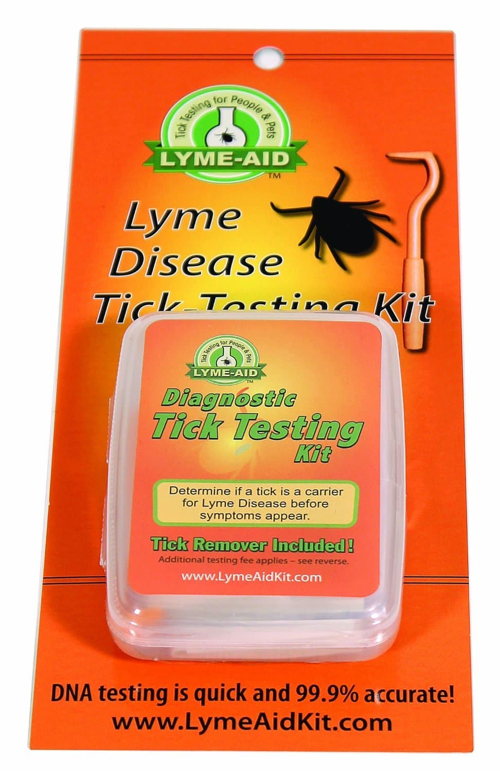 Lyme-aid Diagnostic Tick Remover & Testing Kit for Humans & Pets - by Lyme Aid