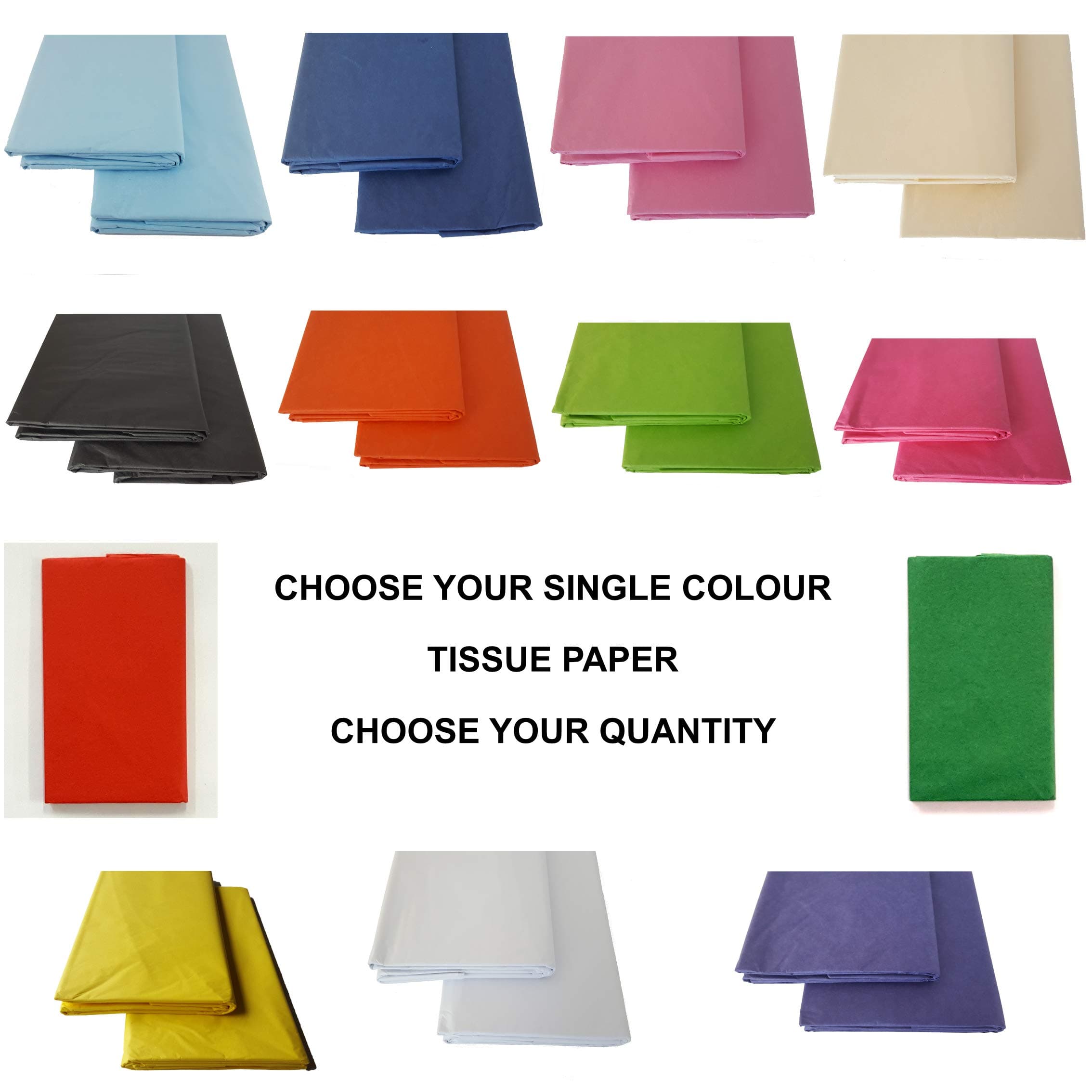 blu SKIDDOO 25 x Tissue paper sheets - gift wrap - acid free - various pack options TM