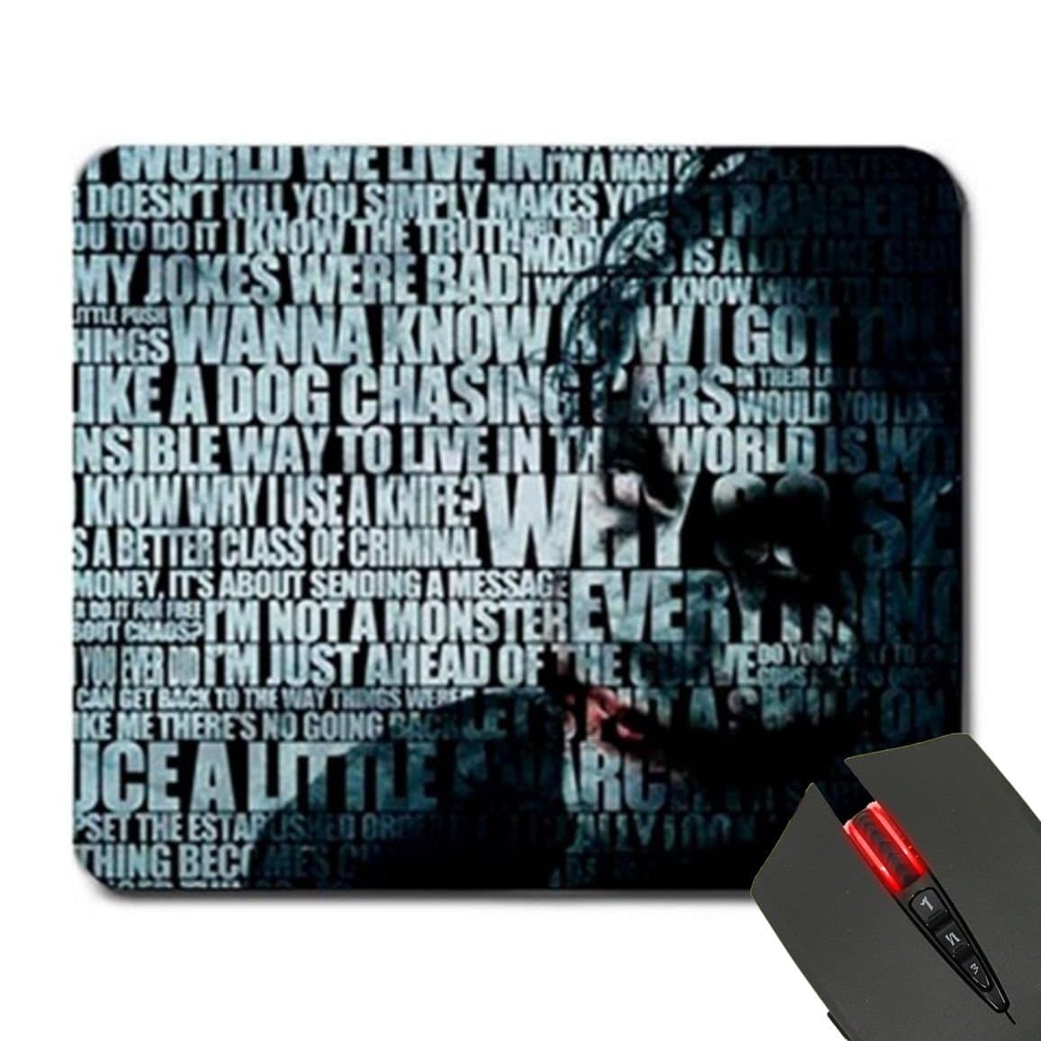 Joker Batman Design Rubber office Mouse mat Game Anime Mouse pad Mouse