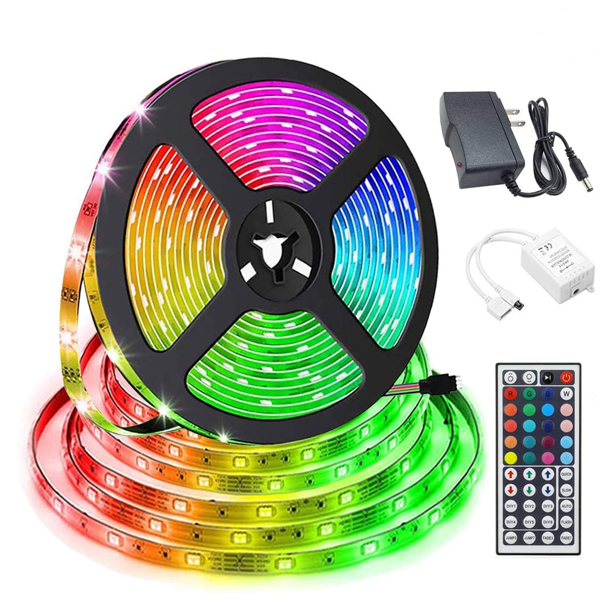 LED Light Strip Kit 16.4ft 150 LEDs Non-Waterproof LED Tape