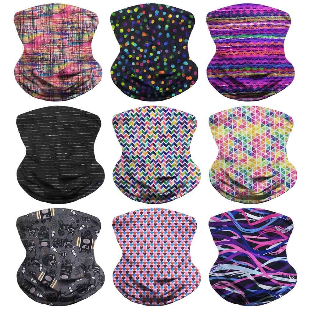 VCZUIUC Headband, Bandanas, Scarf, Neck Warmer, Head Wrap, Multi Functional Headwear for Outdoor Sports