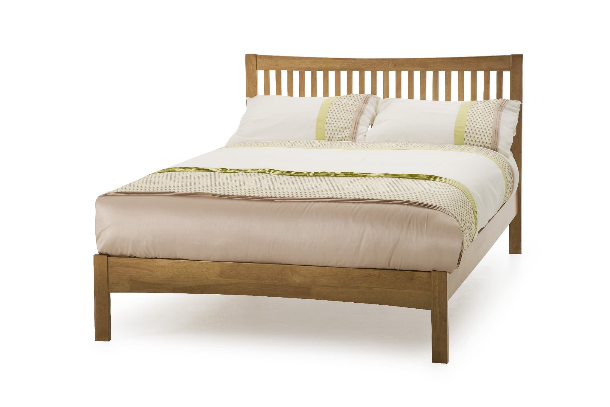 Serene Mya Contemporary Low Foot End Super King Bed Frame | Grey Rubber Wood