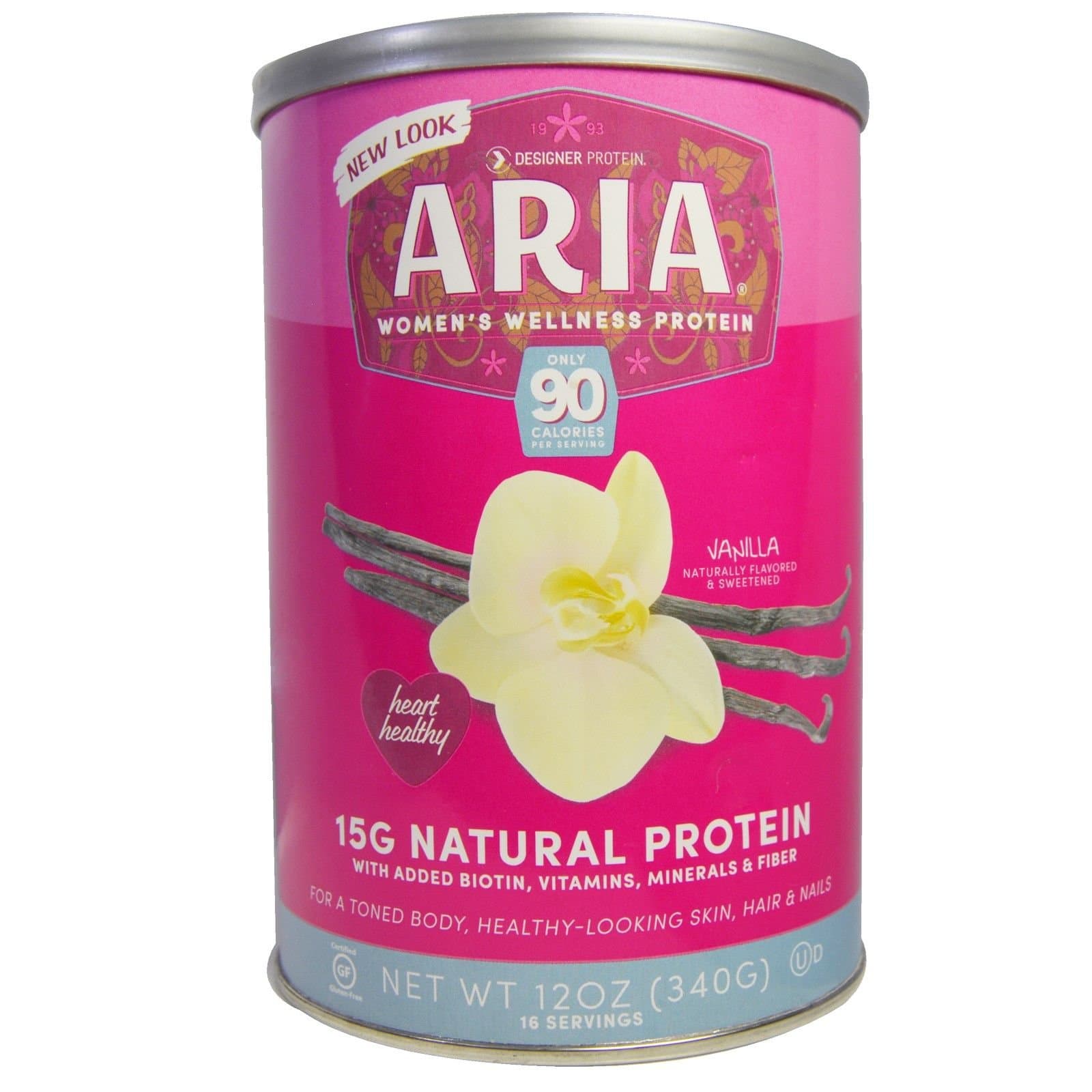 Designer Protein Whey, Aria Women's Wellness Protein, Vanilla