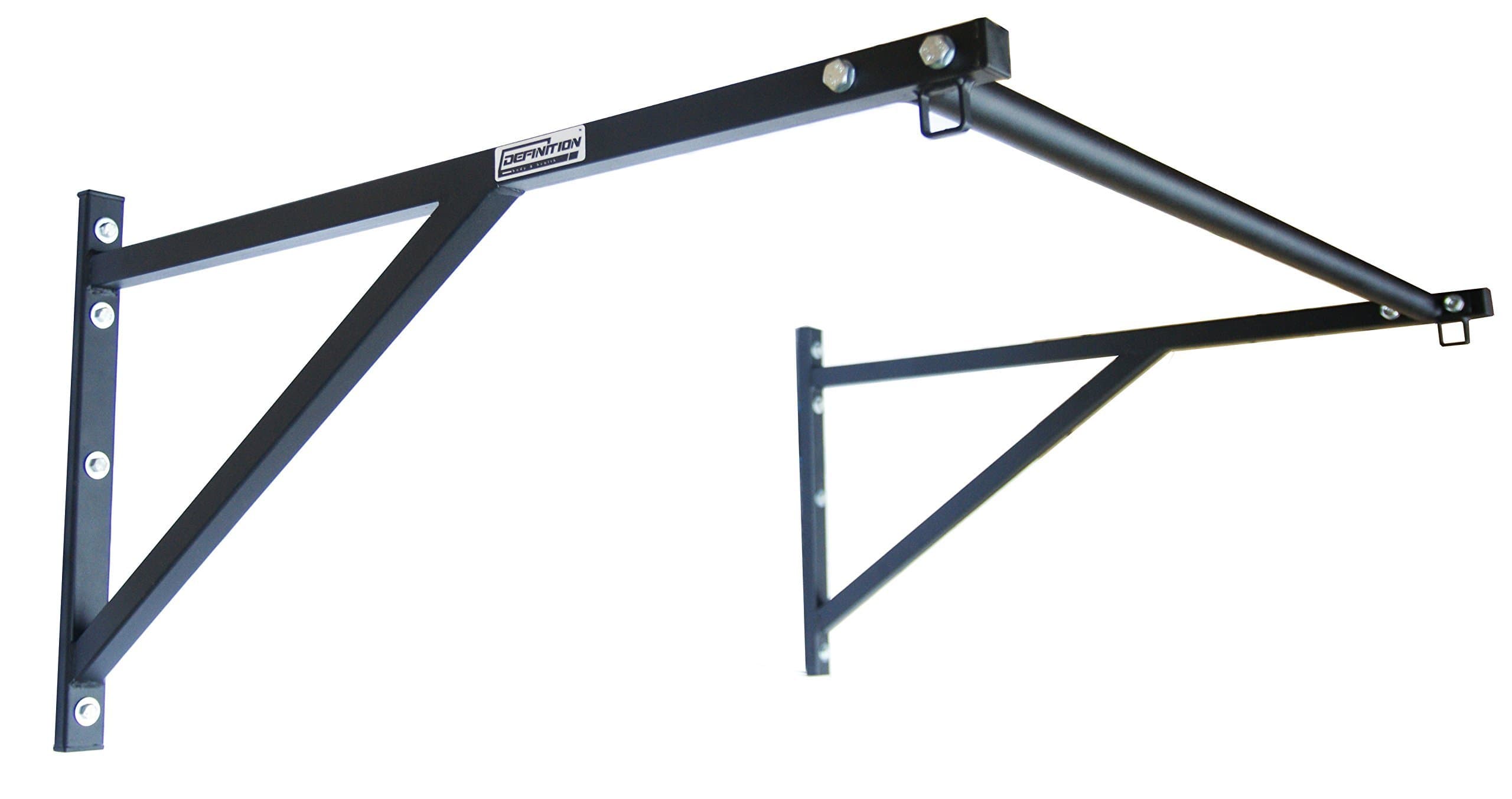 DEFINITION SPORTS Crossfit Pull Up Bar Wall Mounted Depth Up To 90 cm. 300kg Muscle Up