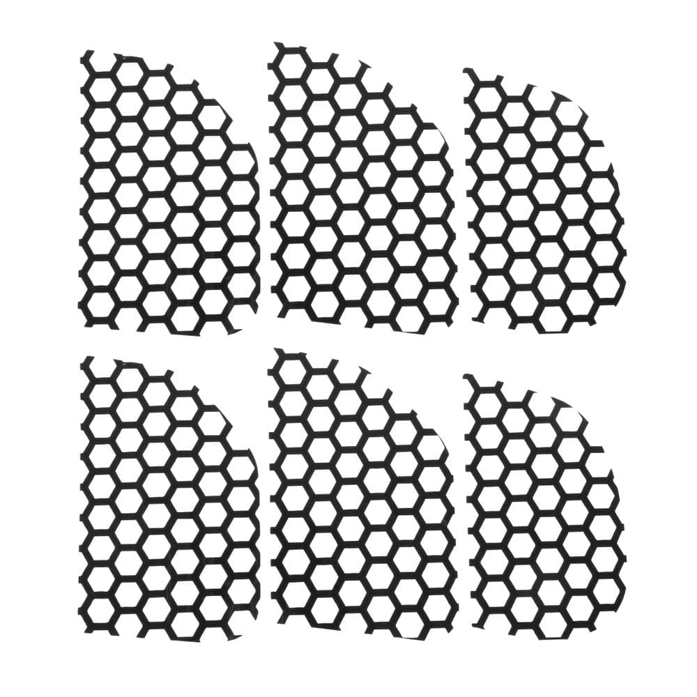 Rear Tail Light Sticker,Auto Decoration Waterproof Rear Tail Light Stickers PVC Car Honeycomb Decal