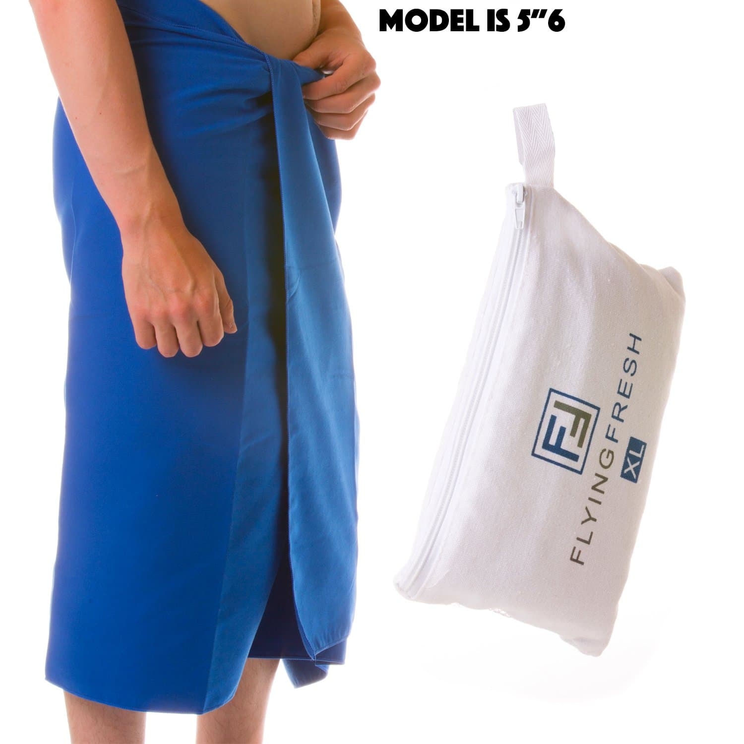 Microfibre Towel Extra Large XL & XXL Quick Dry Compact Travel Towel For The Beach, Shower And Bath By Flying Fresh Lightweight and Absorbent, Great For Sport, Gym, Yoga, Camping, swimming