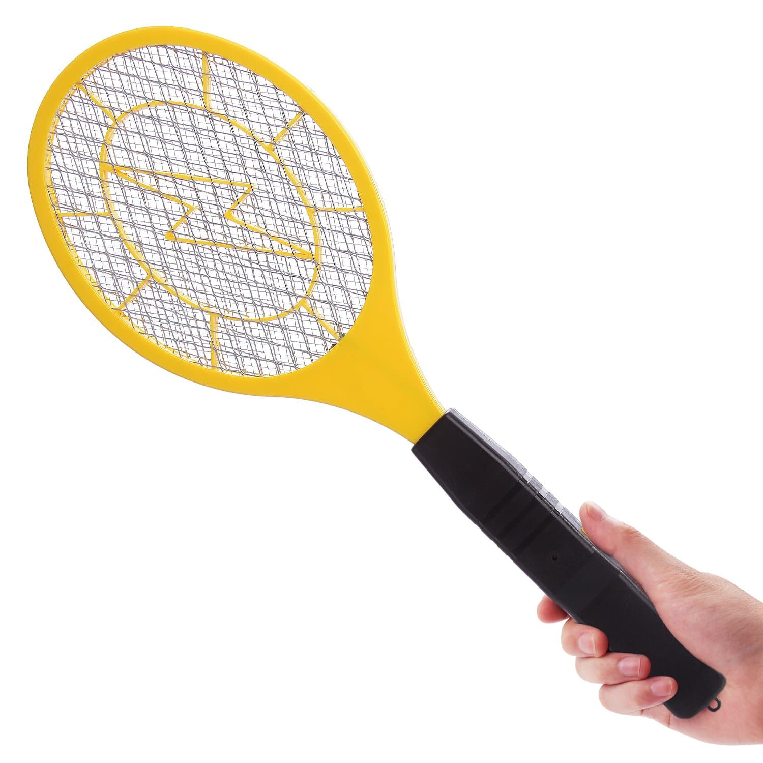 Bug zapper- Electric Fly Swatter ，handheld Insect Fly Killer, Mosquito Zapper against Flies,Bugs,Bees and Other Pest,Unique 3-Layer Safety Mesh Safe to Touch for Indoor and Outdoor Pest Control