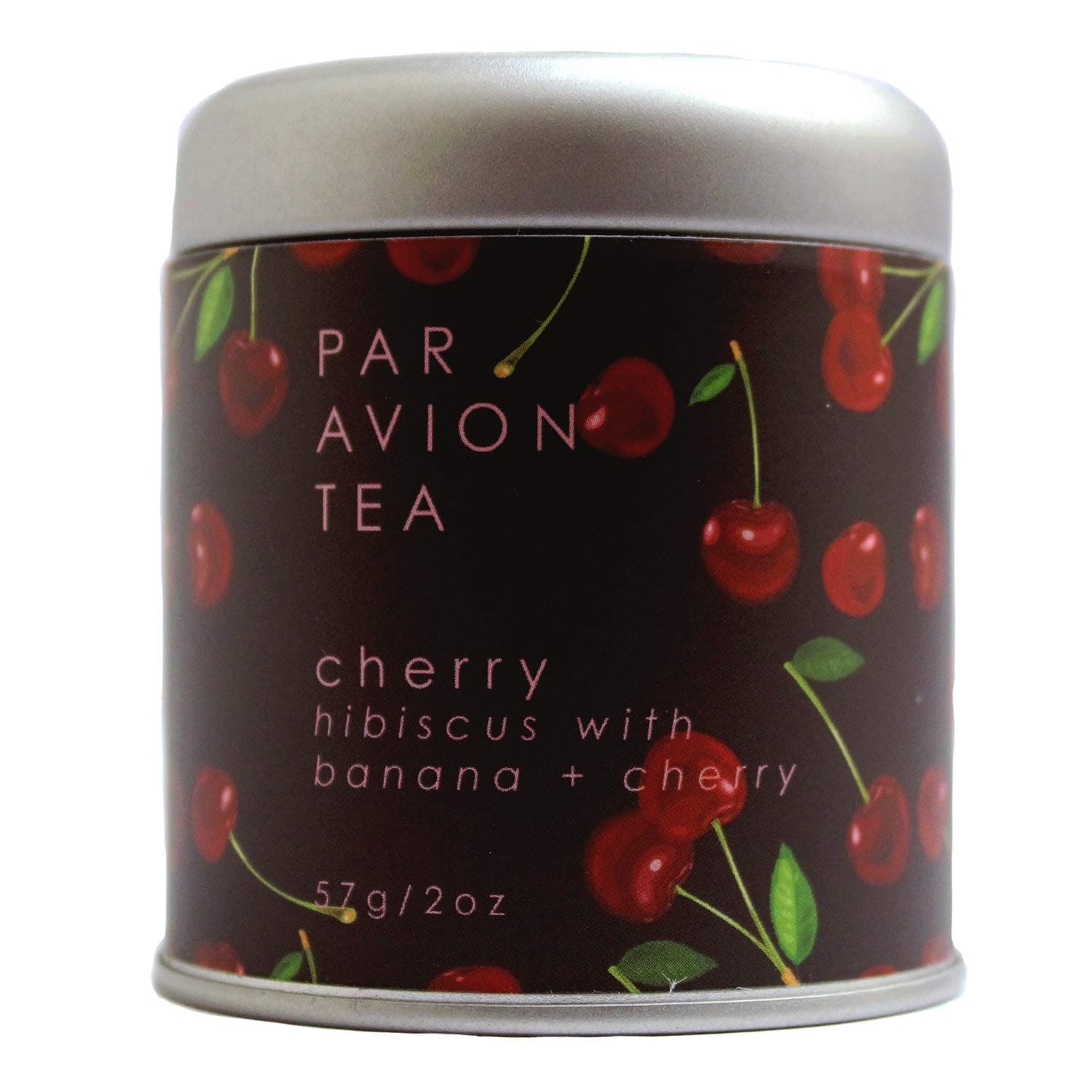 Par Avion Tea, Cherry - Small Batch Loose Leaf Hibiscus with Banana + Cherry - 2 oz