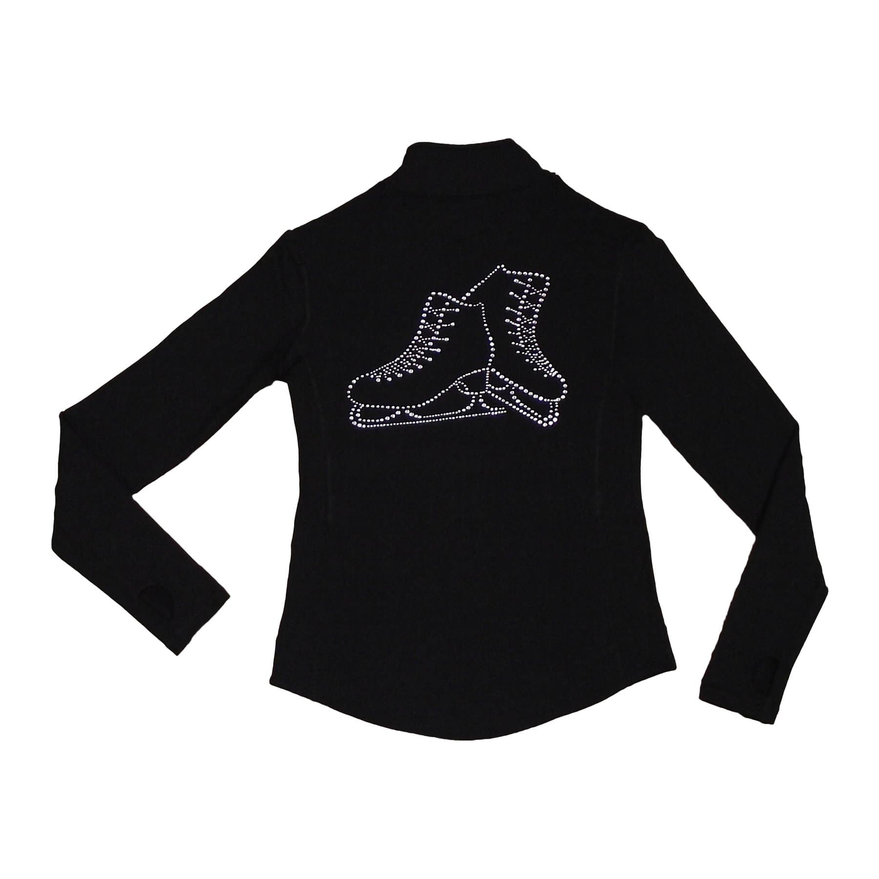 Skating jacket for figure skating.Crystal design Ice Skates with AAA+ crystals