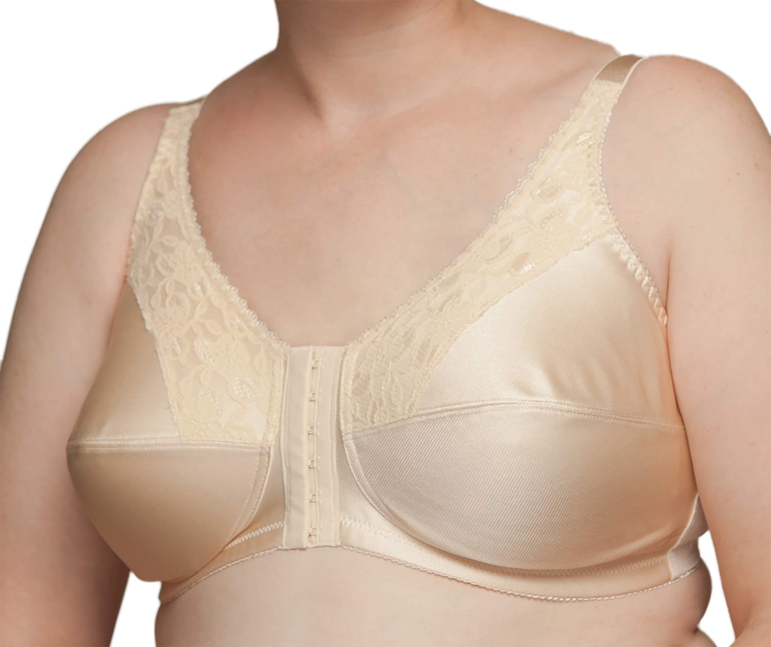 Lace Front Closure Post Mastectomy Lumpectomy Pocket Bra #670