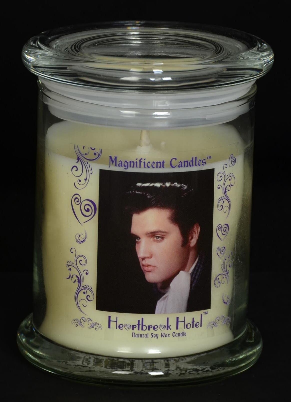 Elvis Heartbreak Hotel Candle Magnificent Candles