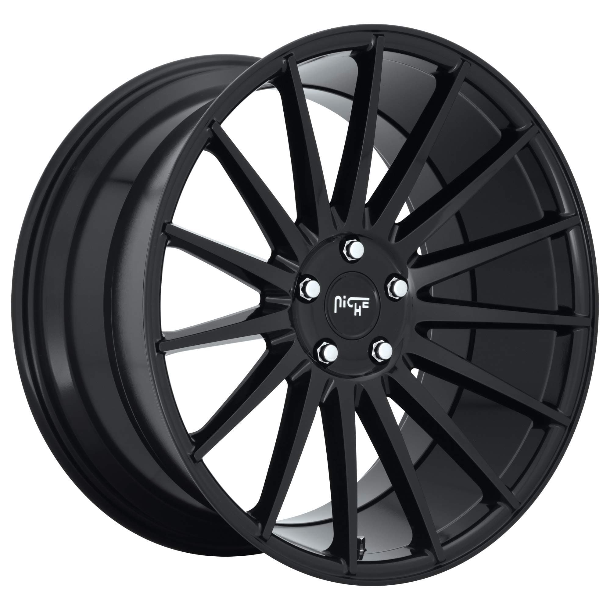 NICHE 1PC FORM GLOSS BLACK FORM 20x8.5 5x120.00 GLOSS BLACK (35 mm) NEW WHEEL
