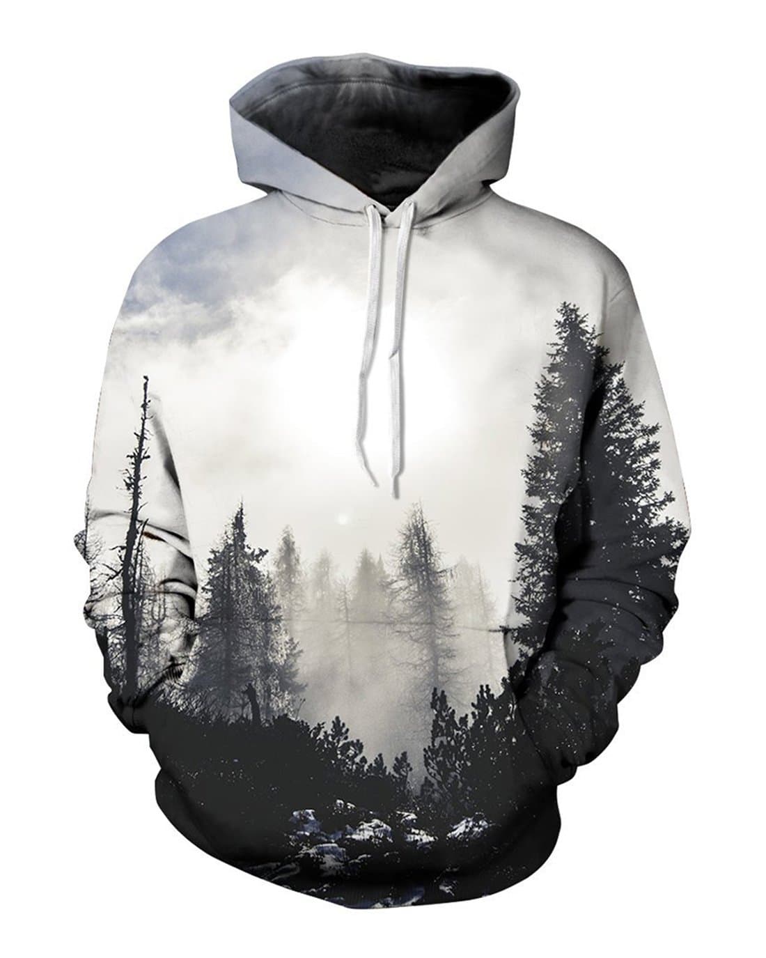 Unisex 3D Novelty Hoodies Graphic Patterns Print Galaxy Hoodies Pullover Sweatshirt Pockets Christmas