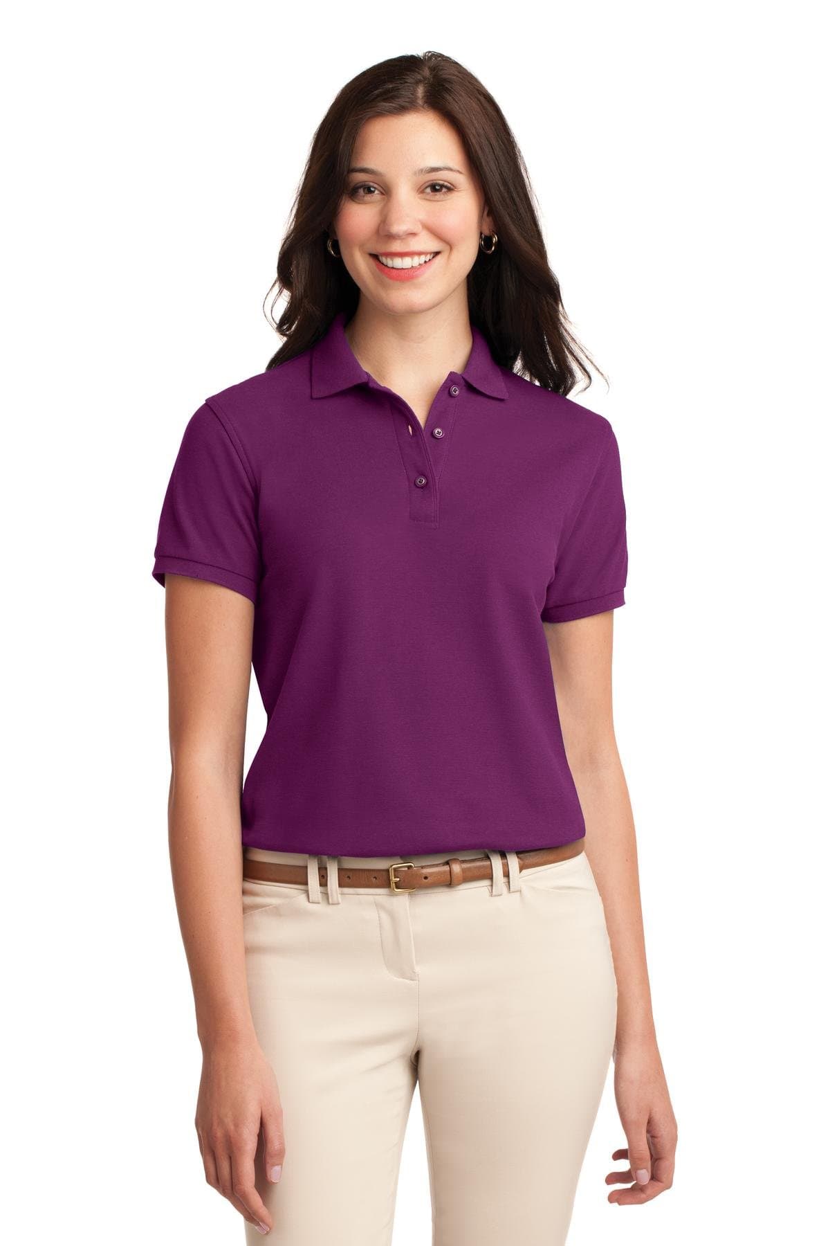 L500 Ladies Silk Touch Polo