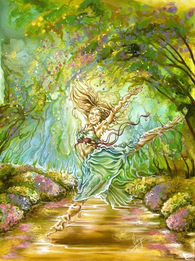 JOY - Original Figurative Contemporary Painting