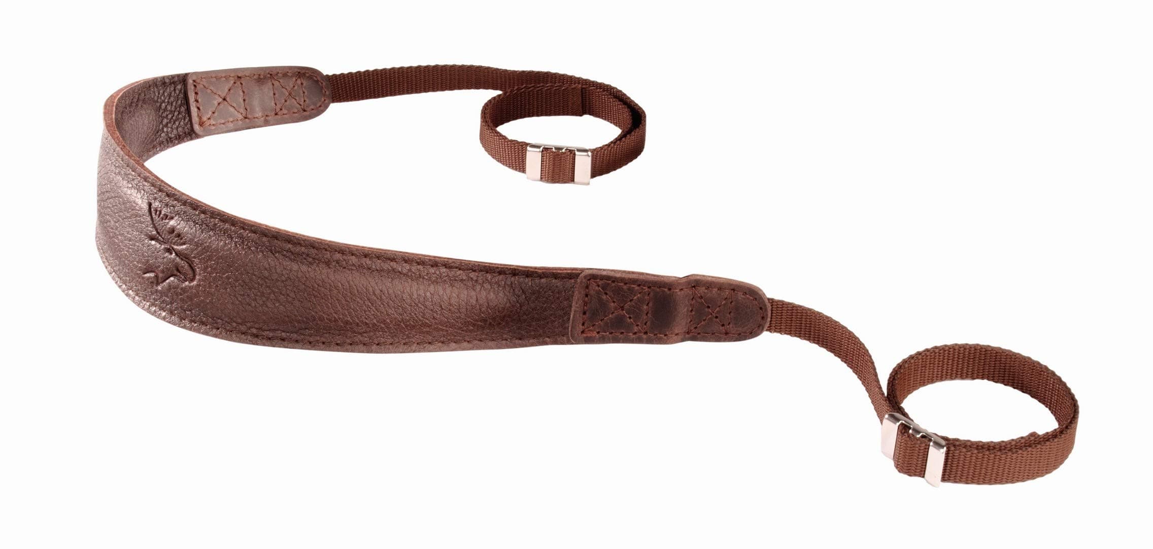 Eddycam 0422 Elk Leather Camera Strap (Brown/mustang brown/Mustang