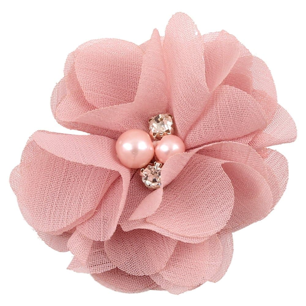 10 Pack Handmade Pearl Drill Flower Hair Clip