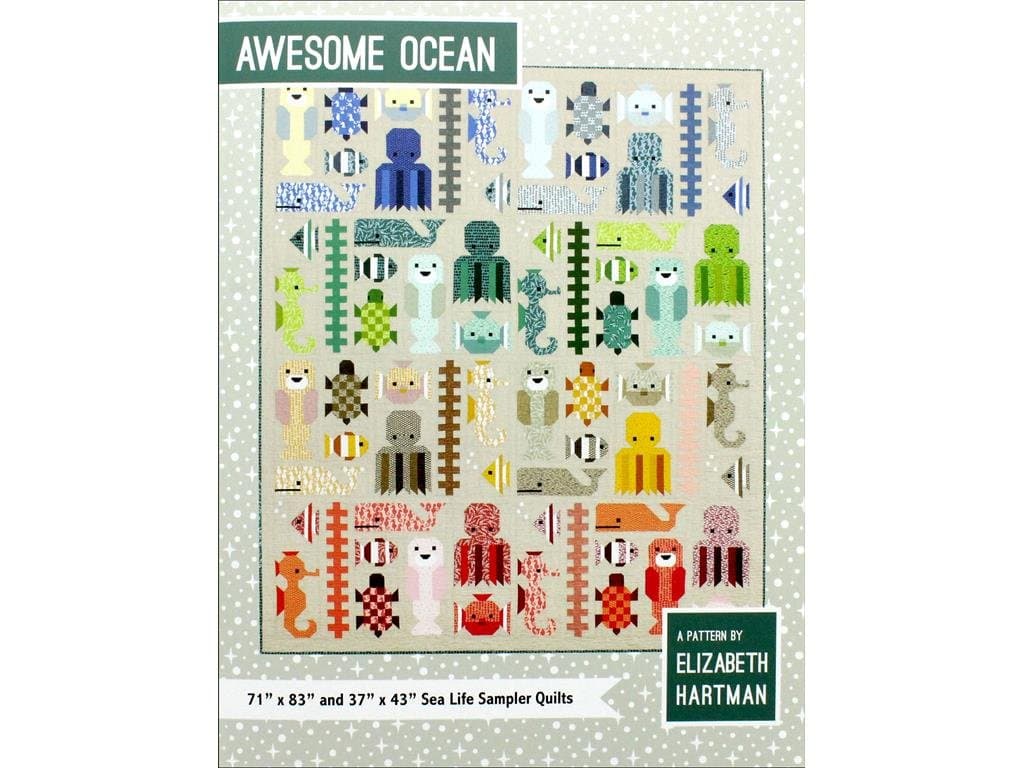 Elizabeth Hartman Ptrn Awesome Ocean Pattern Large