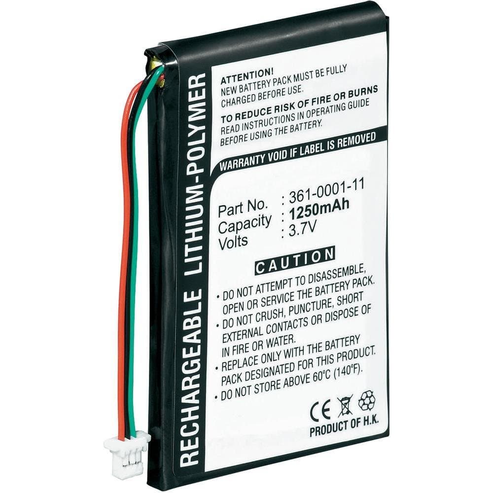 Replacement Battery for Garmin Nuvi 750 GPS Navigation System (1250mAh, 3.7V, Li-Pol)