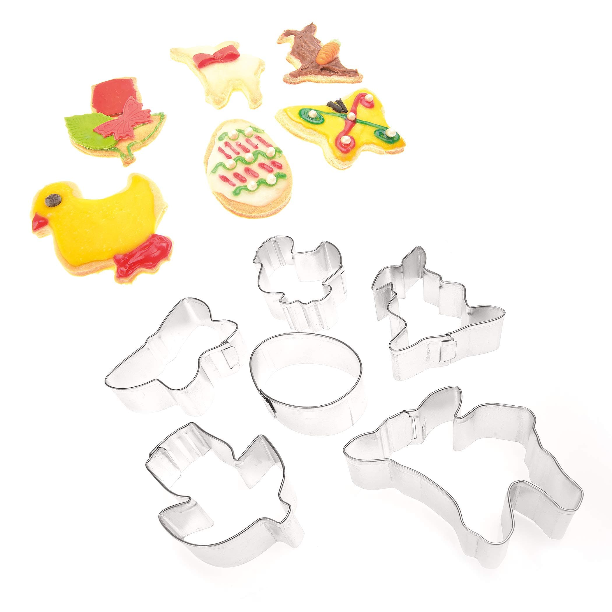 Cookie Cutter Set of 6 - Creative Baking with The Whole Family - Made in Germany Pastry Cutters - Easter Cookie Cutter 6 pcs.