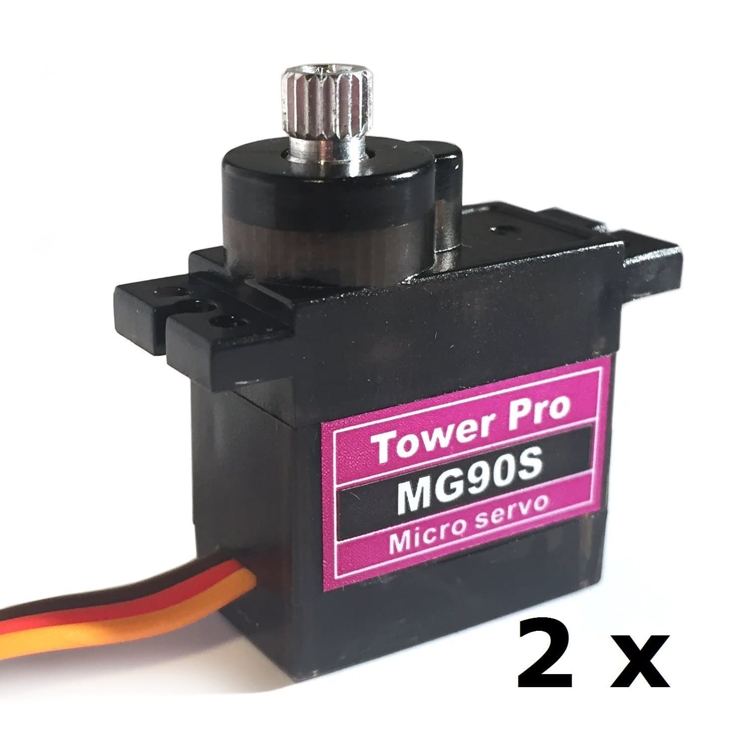Tower P MG90S Metal Geared Micro Servo for RC Car Boat Plane Helicopter T-Rex Trex450 x 2 PCS