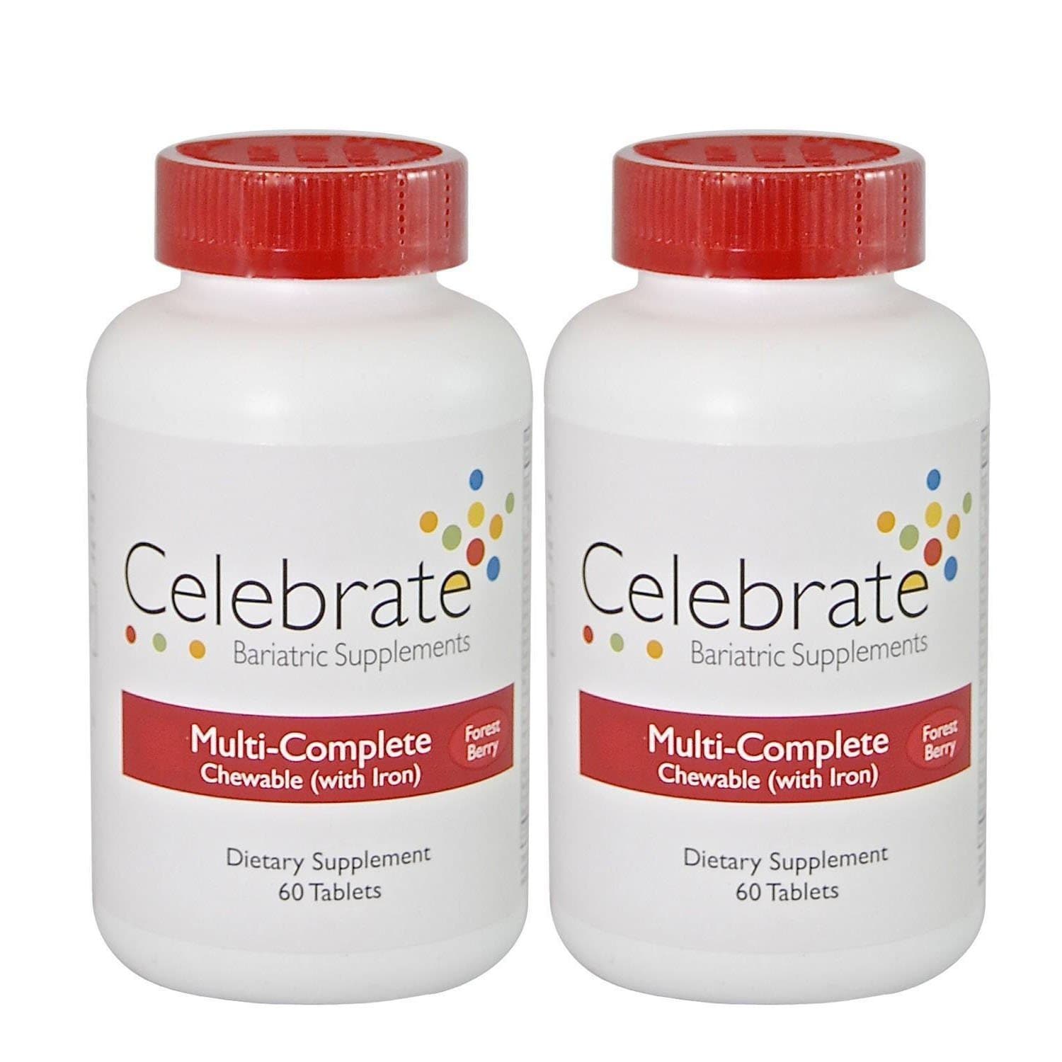 Celebrate Multi-Complete (w/Iron) Chewable Forest Berry 60 ct (2 Pack)