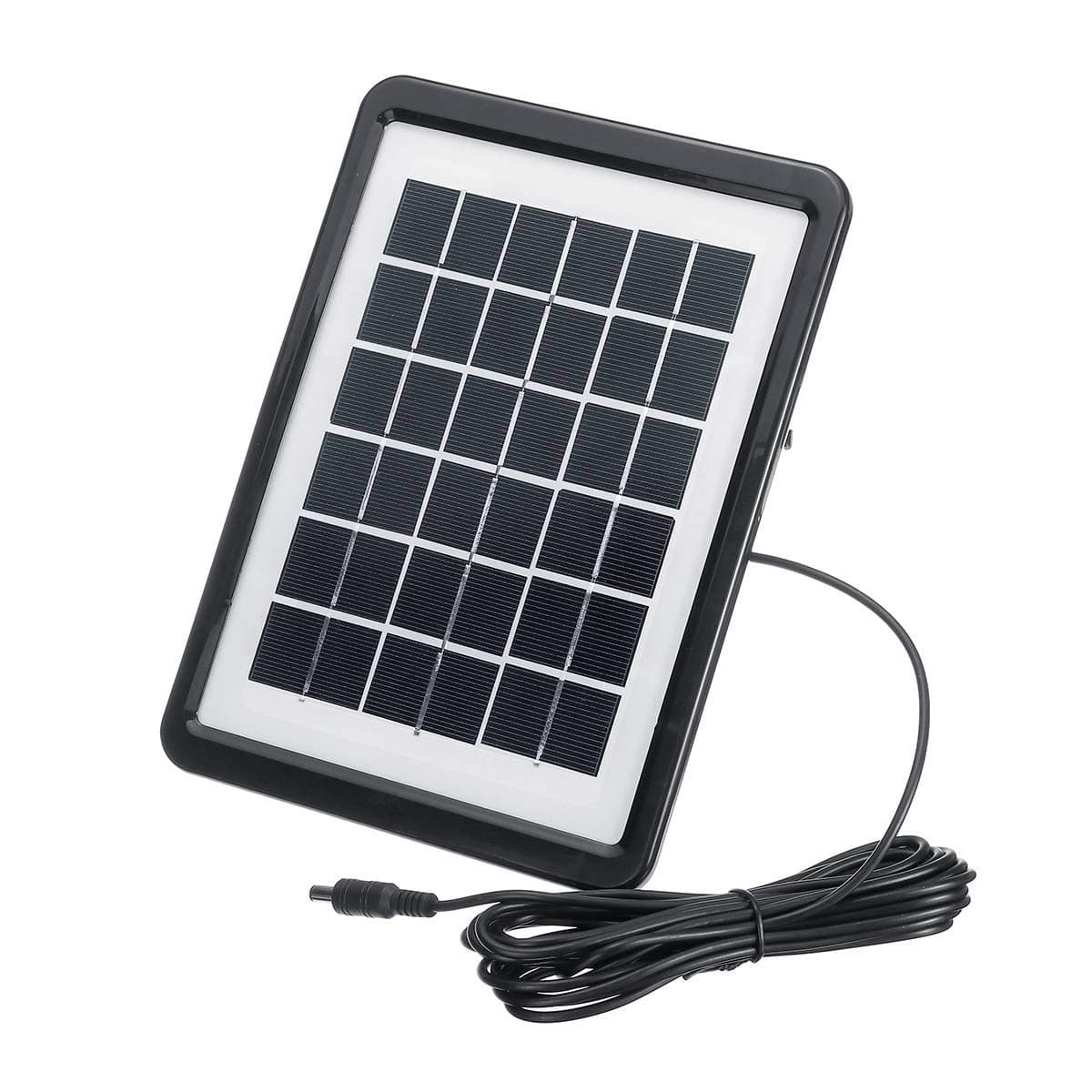 3 LED Bulb Lighting Lamp Solar Generator USB Charging Home Battery Panel Storage System 110-220V 50 / 60Hz 3W,Black