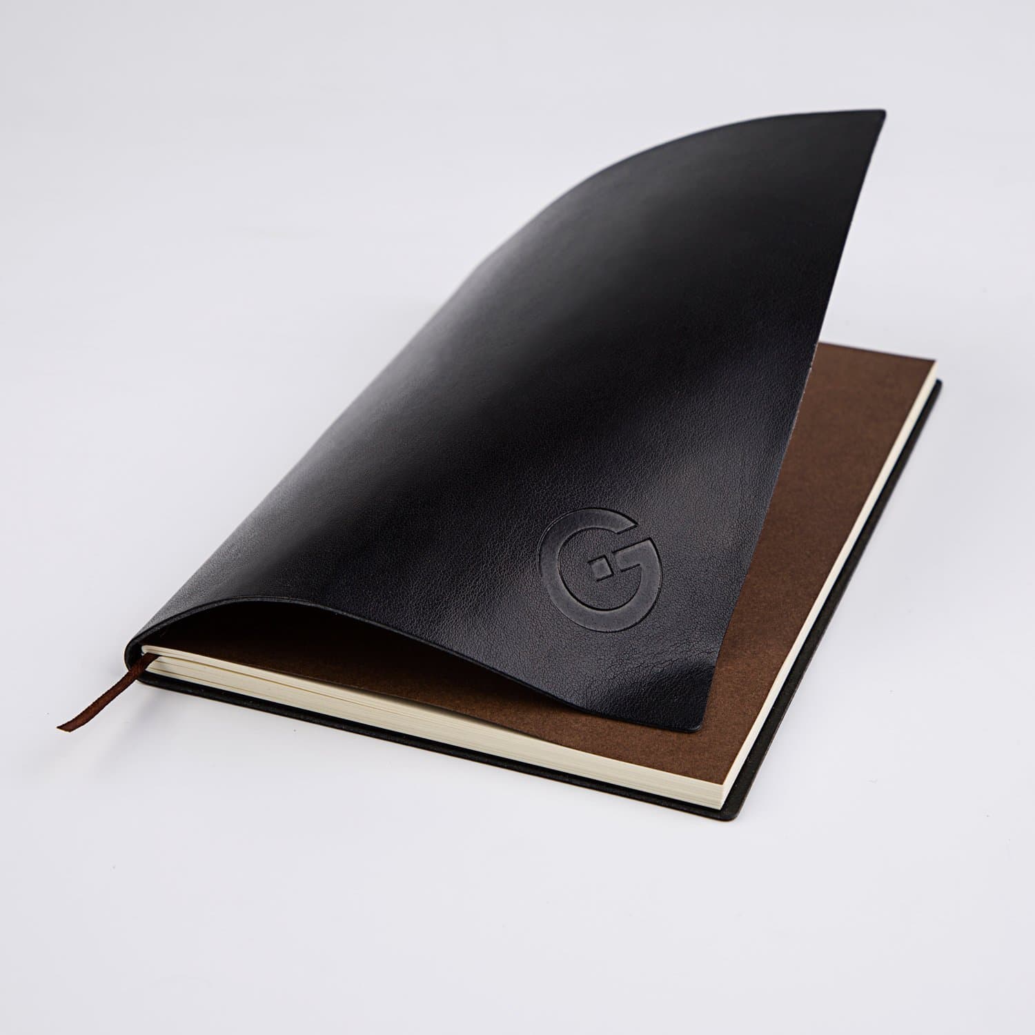 Meeting Notebook Office Business Planner Memo Notes Retro Vintage Pu Leather Journal 8.3 In x 5.7 In,45 Sheets(90 Pages) Lined Paper Black