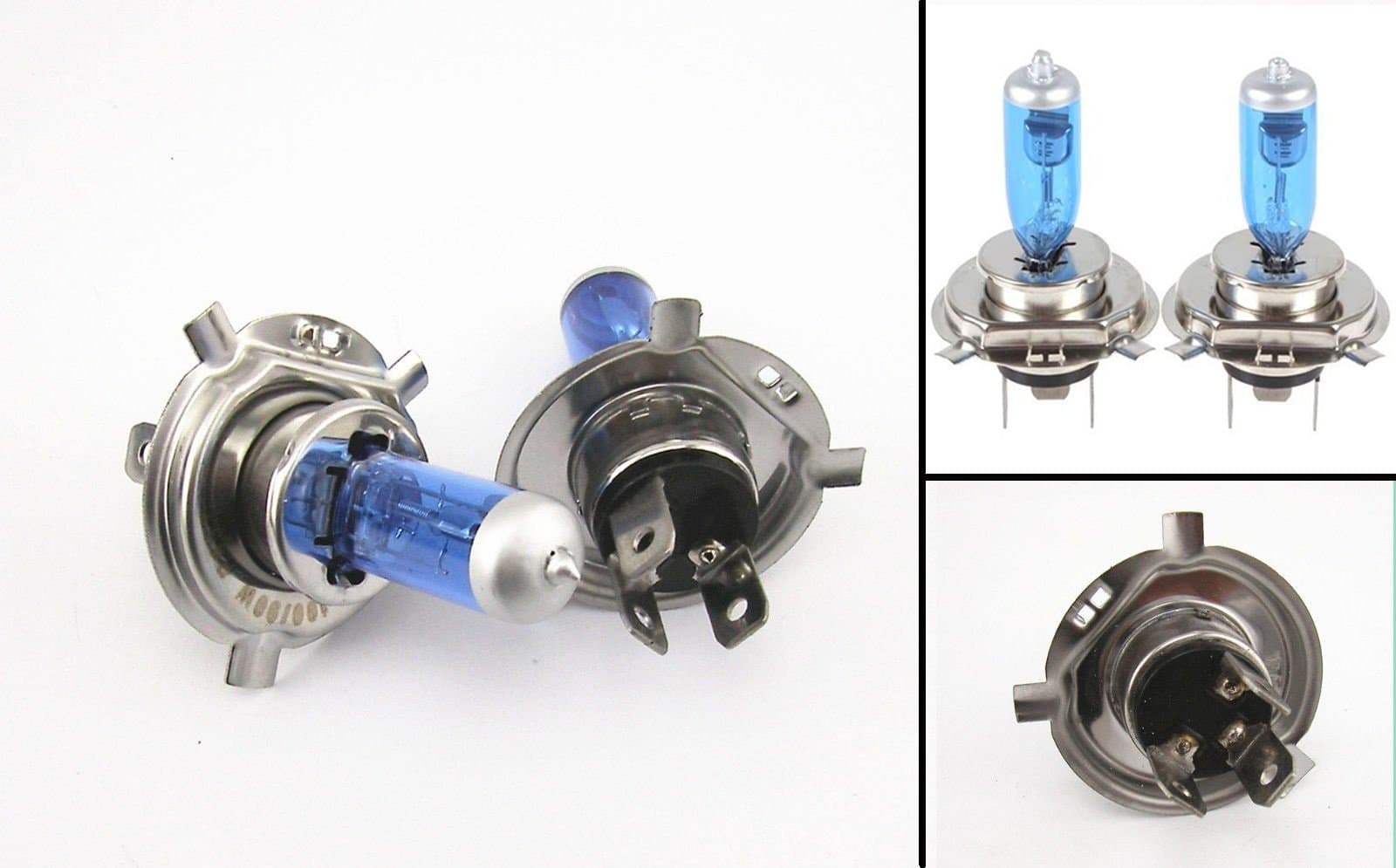 Xenon HID Hyper H4 Headlight Blue/White Bulbs Lights for CanAm Bombardier 450 DS X XMX MX 2009-2011