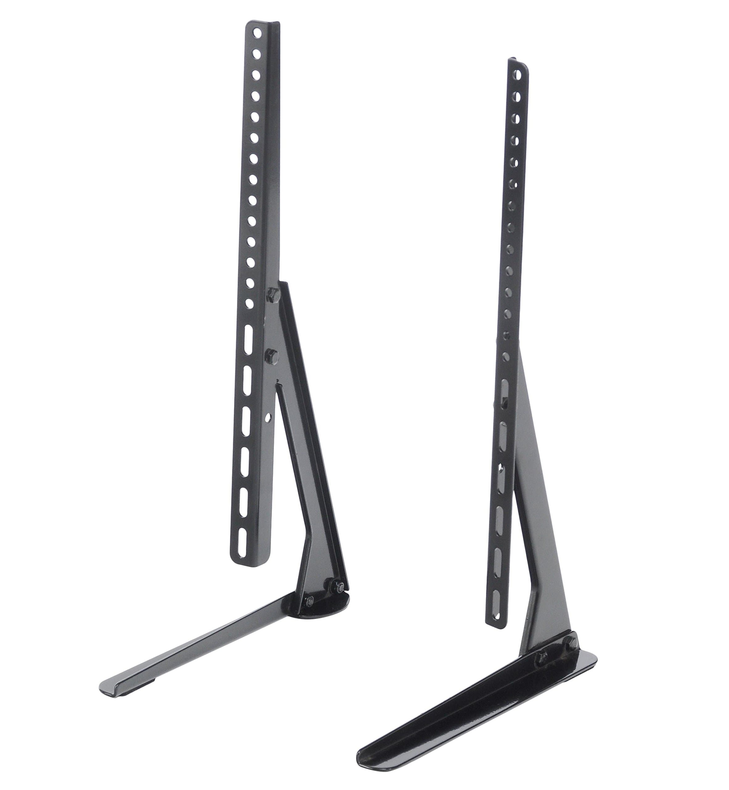 TTAP Universal Height Adjustable Tabletop Pedestal TV Stand Base/Tabletop Screen Monitor Riser Metal Legs for TV's from 37"-70" / Supports up to 40Kgs