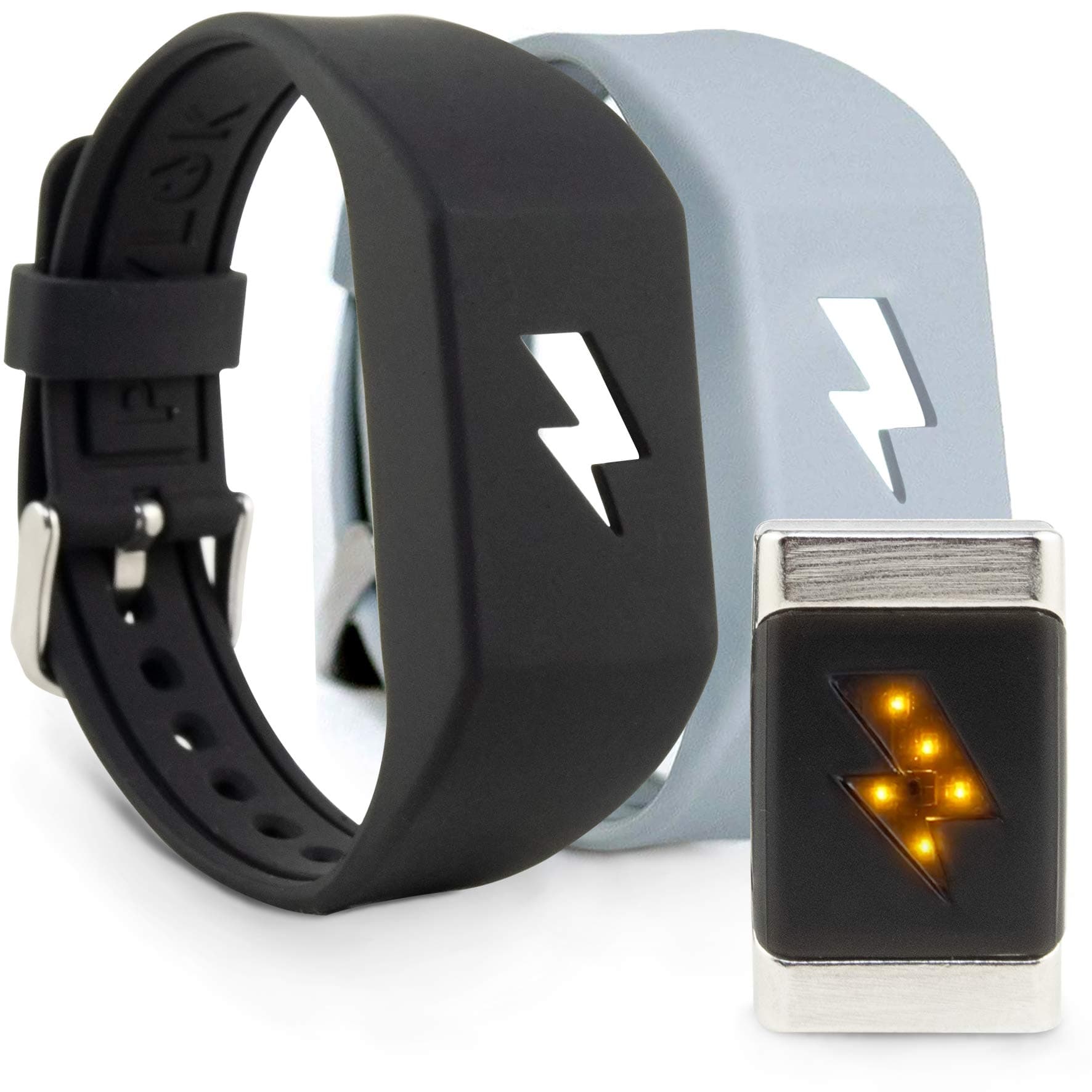 Pavlok 2 Habit Conditioning Device with Additional Silicone Band (Gray) and Exclusive Habit Change eBook