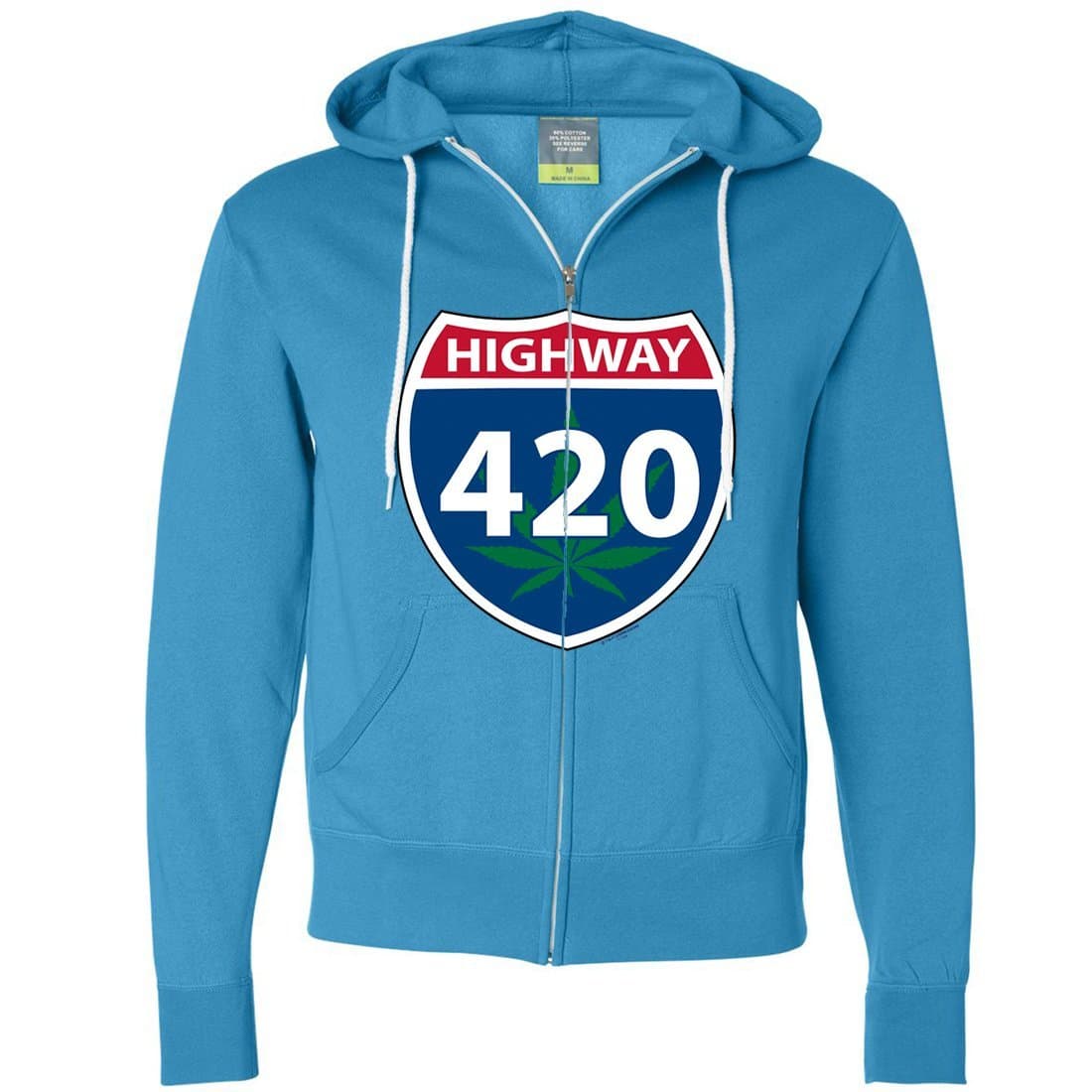 Highway 420 Zip-Up Hoodie