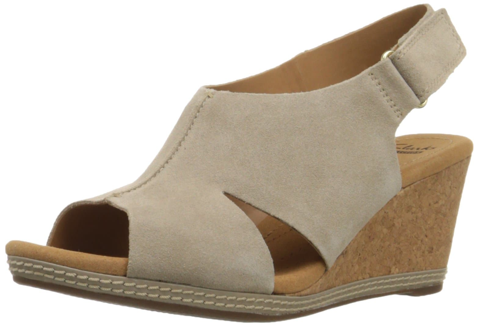 Clarks Women's Helio Float Wedge Sandal
