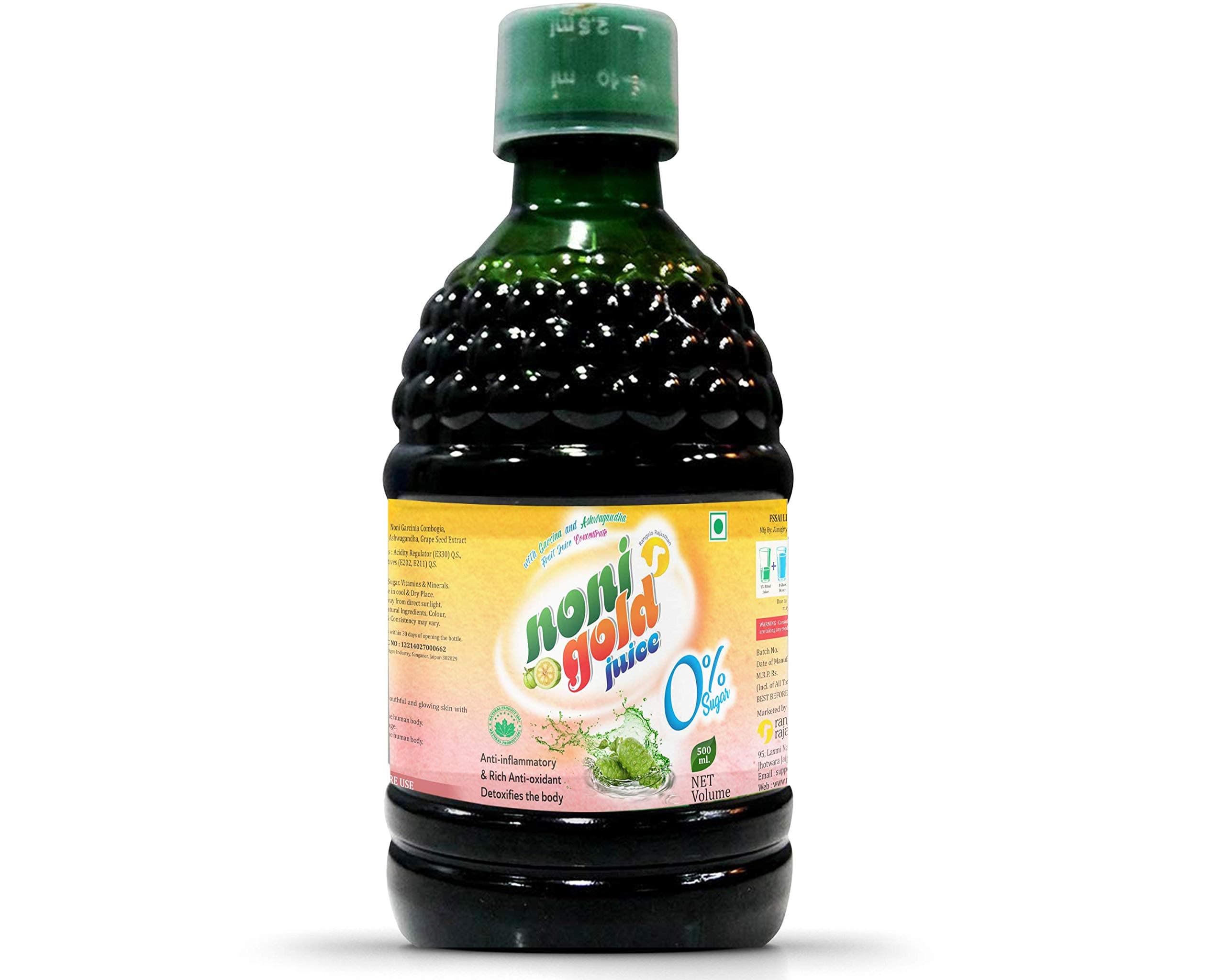 Rangelo Noni Gold 500ml. (Sugar Free)
