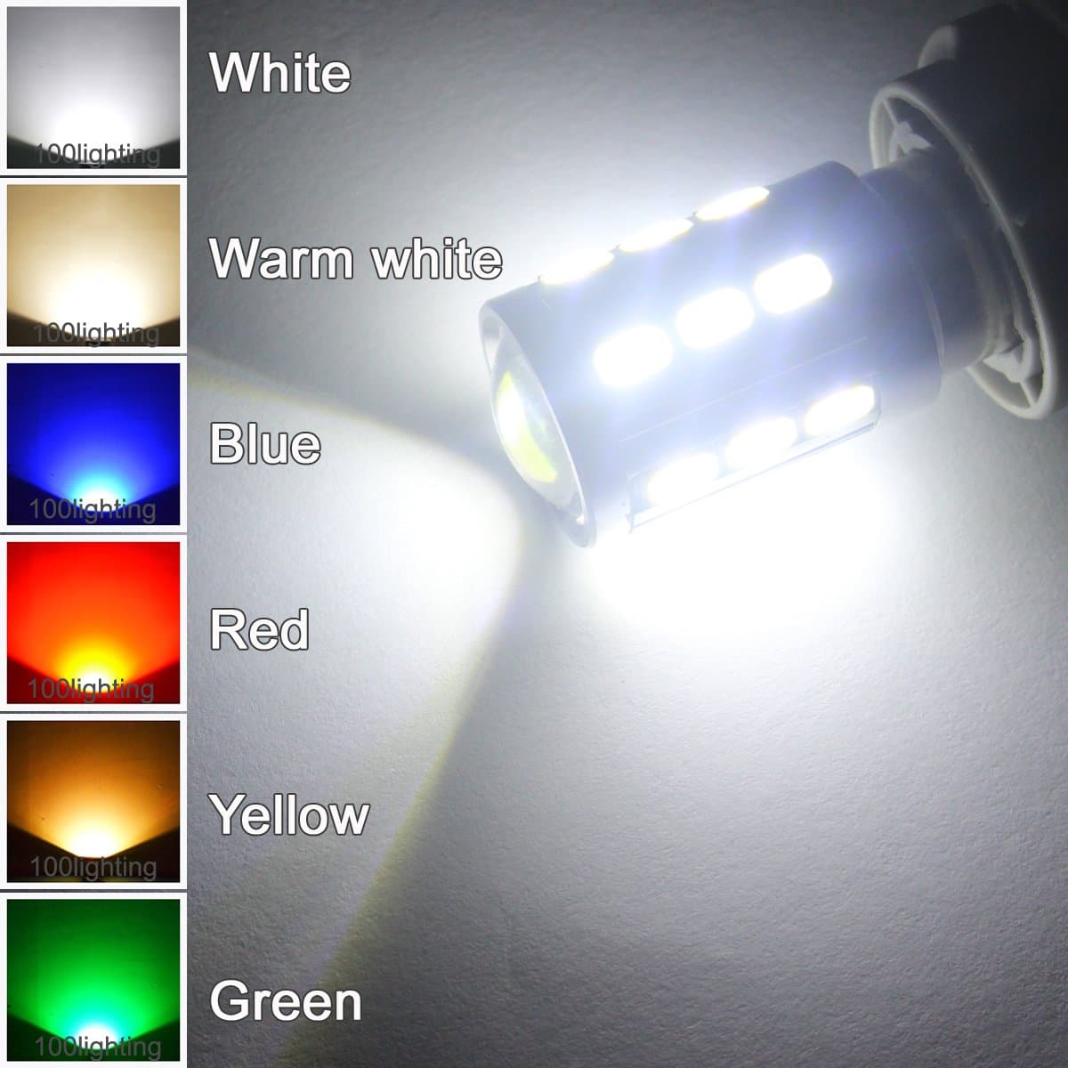 Super Bright 1157 BAY15D LED Car Light Bulb 1157 LED Brake Light Bulb 1157 LED Rear Tail Lights 21pcs Samsung Chip 5730 SMD 2057 7528 LED Auto Light Bulbs 12V-24V White (Pack of 2)