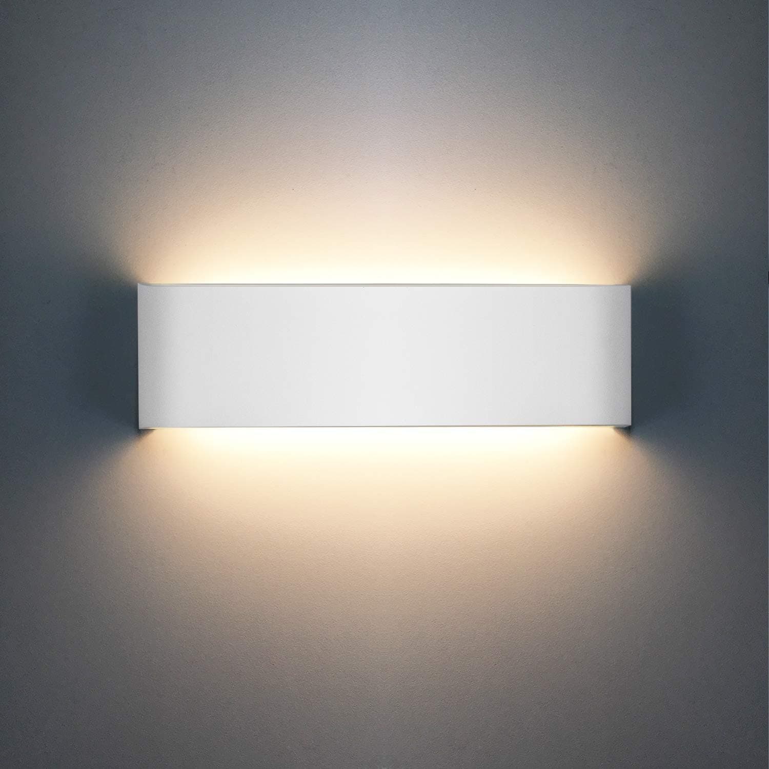 LED Wall Lights Indoor 1200LM Up Down Indoor Wall Lights Modern Aluminum Wall Light for Living Room Bedroom Bedroom Dining Room Corridor Stairs Balcony Warm White