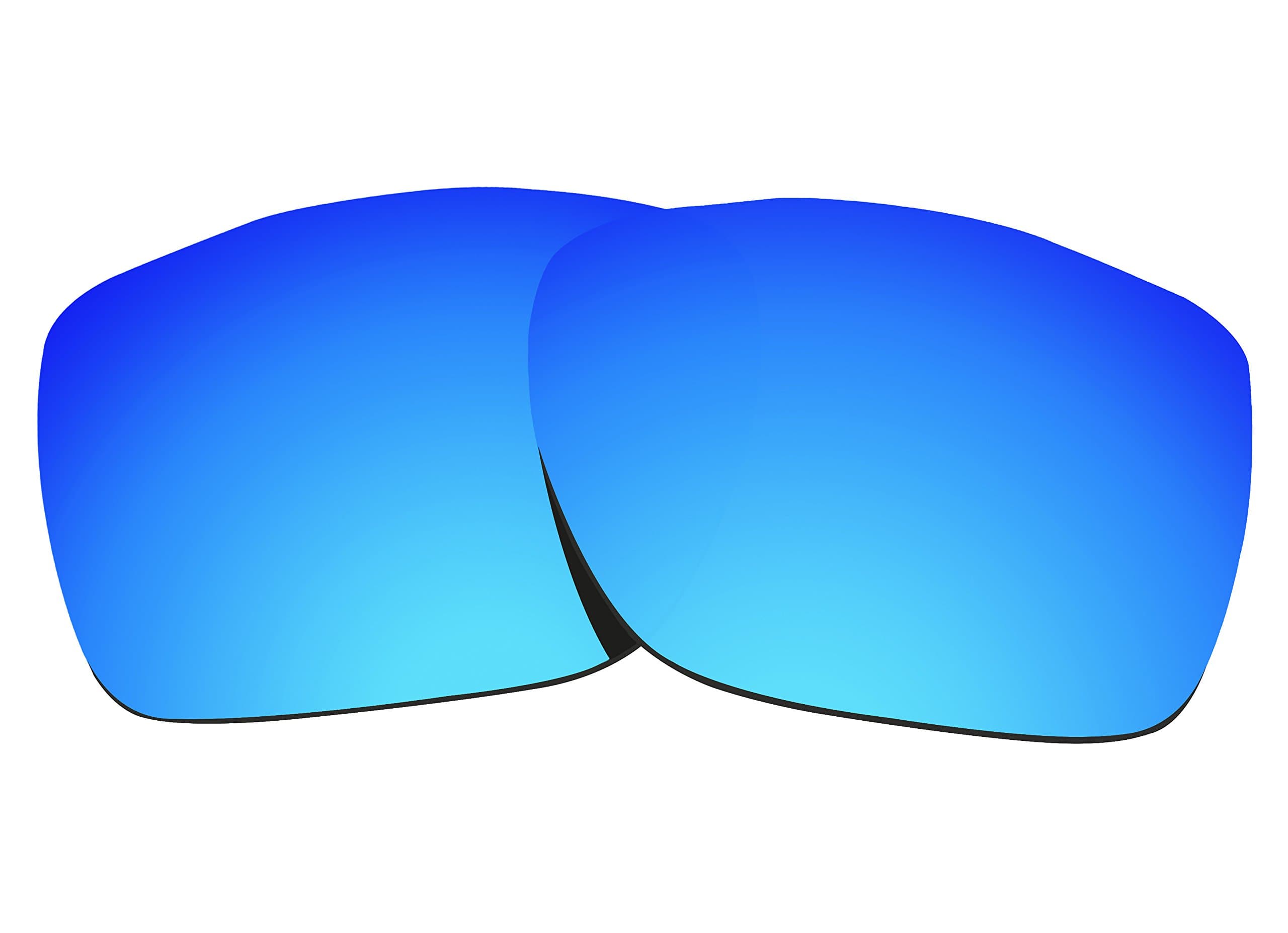 COLOR STAY LENSES 2.0mm Thickness Polarized Replacement Lenses for Oakley TwoFace XL 009350 Black