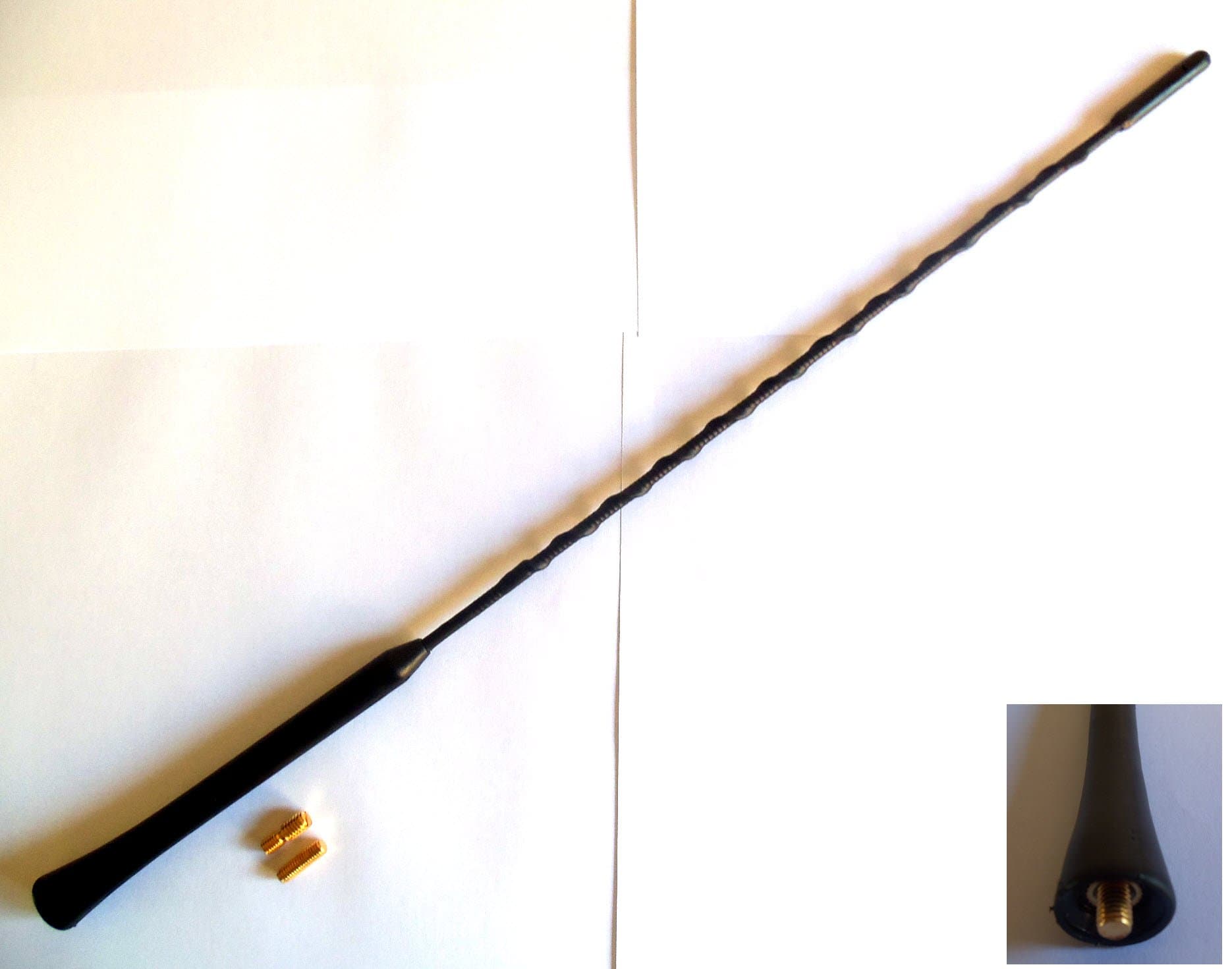 FOR Citroen C4 Picasso Black Rubber Genuine Replacement AM/FM Aerial Mast Antenna Roof Screw In Type