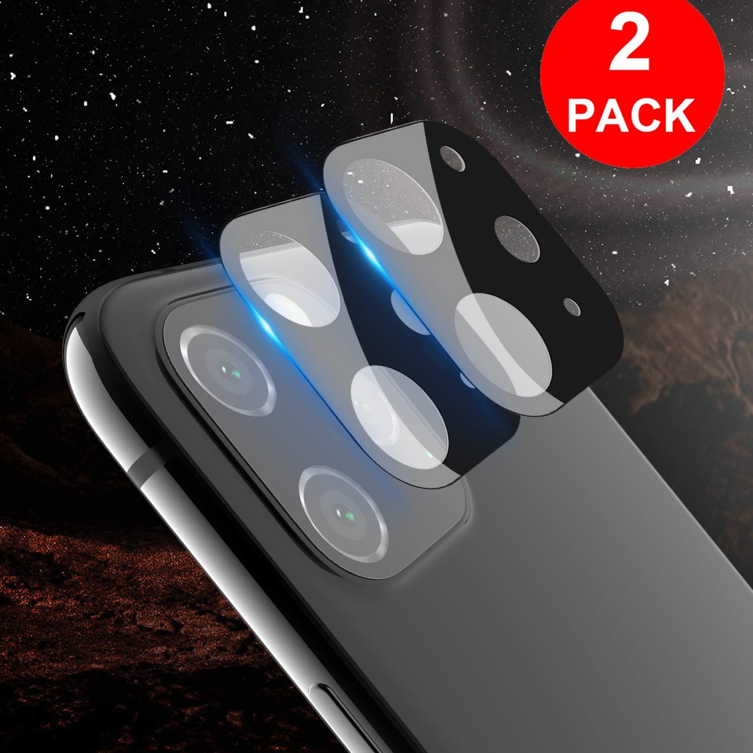 Youcover [2 Pack-Upgrade Version] Camera Lens Screen Protector for iPhone 11 Pro Max 6.5"/iPhone 11 Pro 5.8" High…