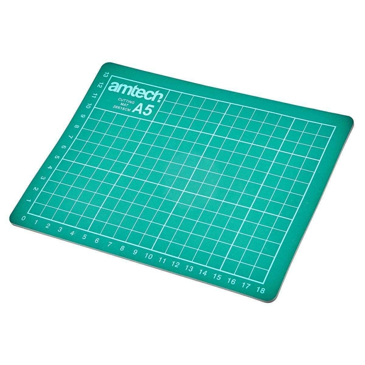 Luebel A1 A2, A3, A4 A5 Cutting Mat Non Slip Printed Grid Lines Knife Board Craft Model (A5)